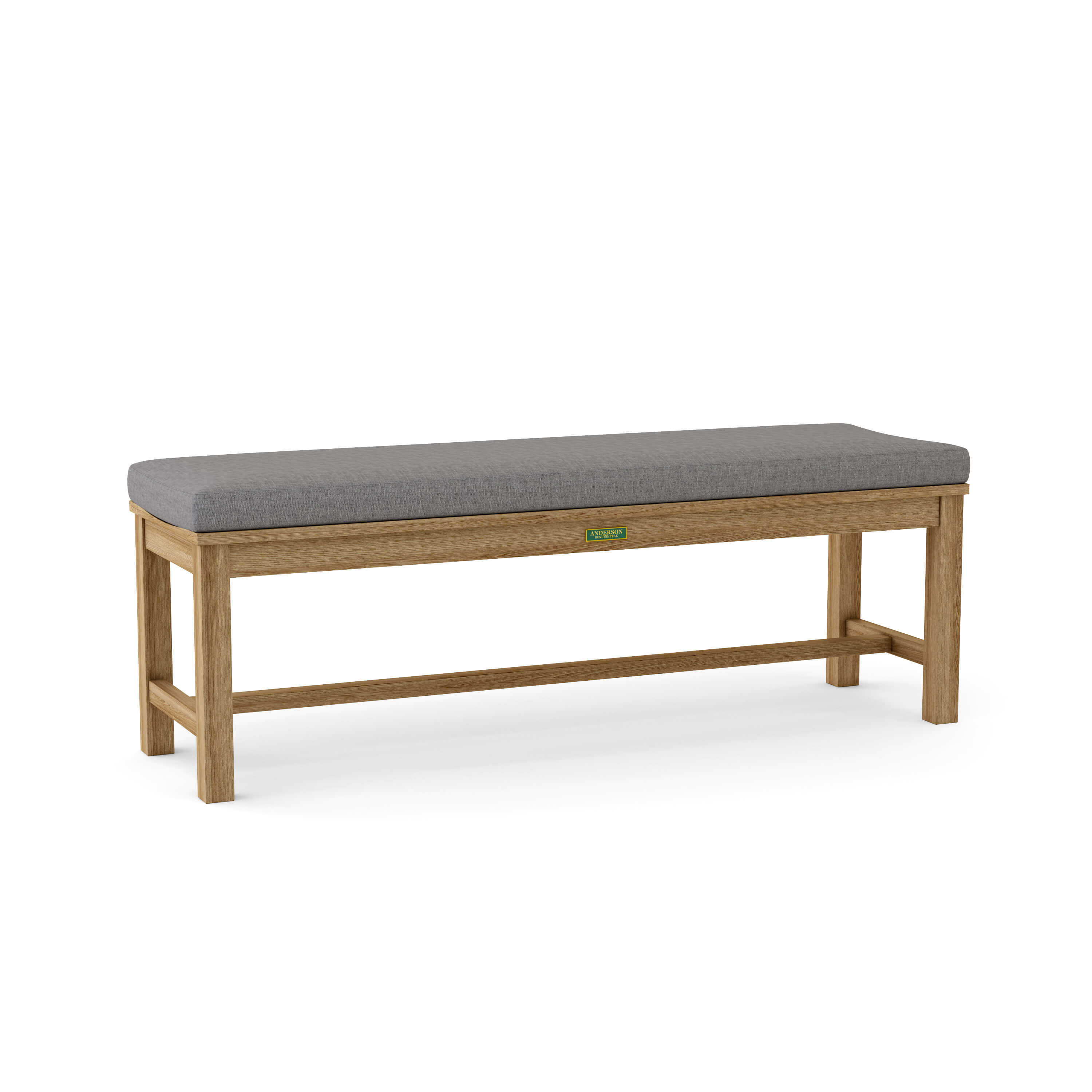 Anderson Teak – Casablanca 3-Seater Backless Bench – Curved Teak Seating