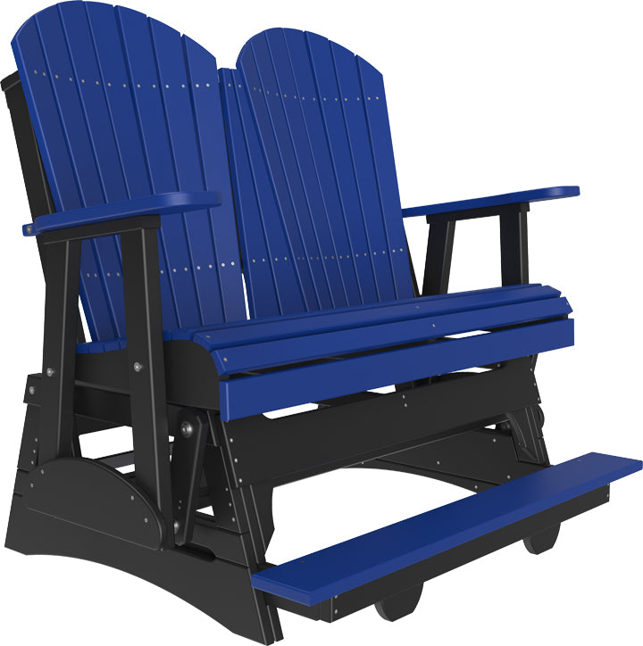 LuxCraft – 4′ Adirondack Balcony Glider – Elevated Outdoor Glider for Two