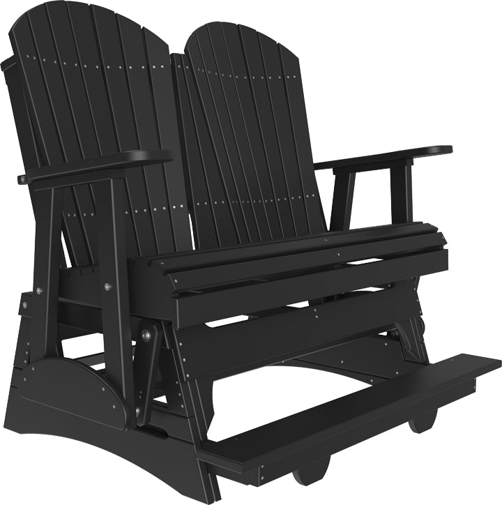 LuxCraft – 4′ Adirondack Balcony Glider – Elevated Outdoor Glider for Two