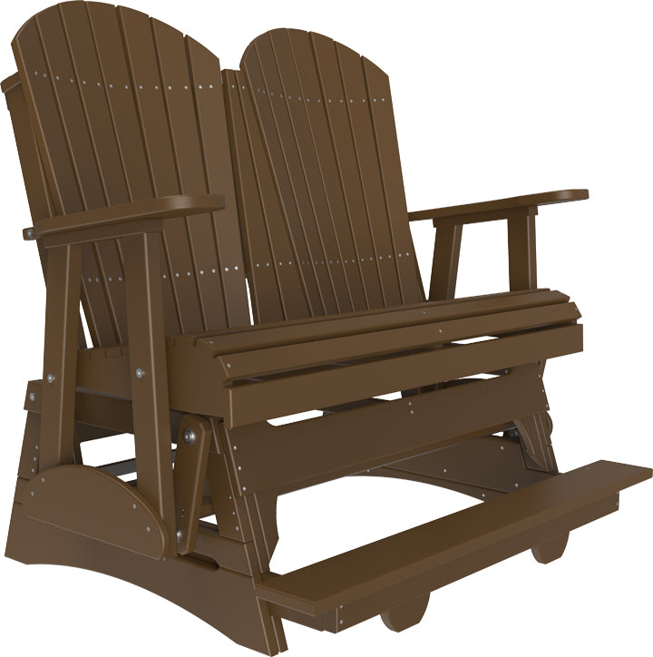 LuxCraft – 4′ Adirondack Balcony Glider – Elevated Outdoor Glider for Two
