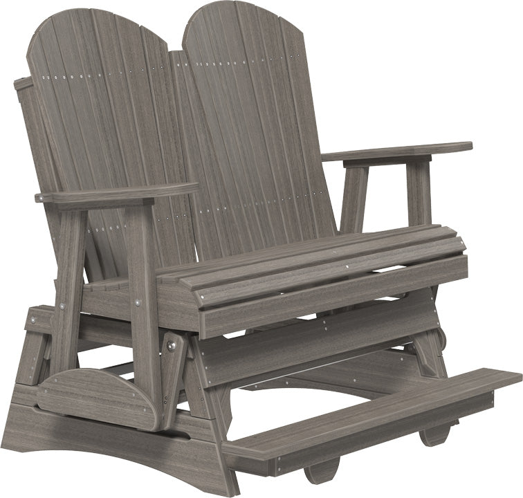 LuxCraft – 4′ Adirondack Balcony Glider – Elevated Outdoor Glider for Two