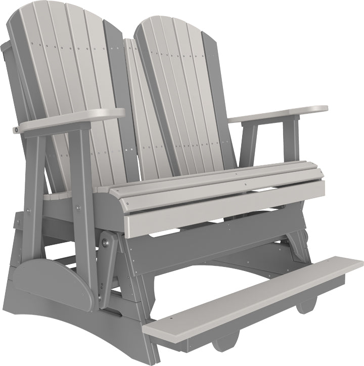 LuxCraft – 4′ Adirondack Balcony Glider – Elevated Outdoor Glider for Two