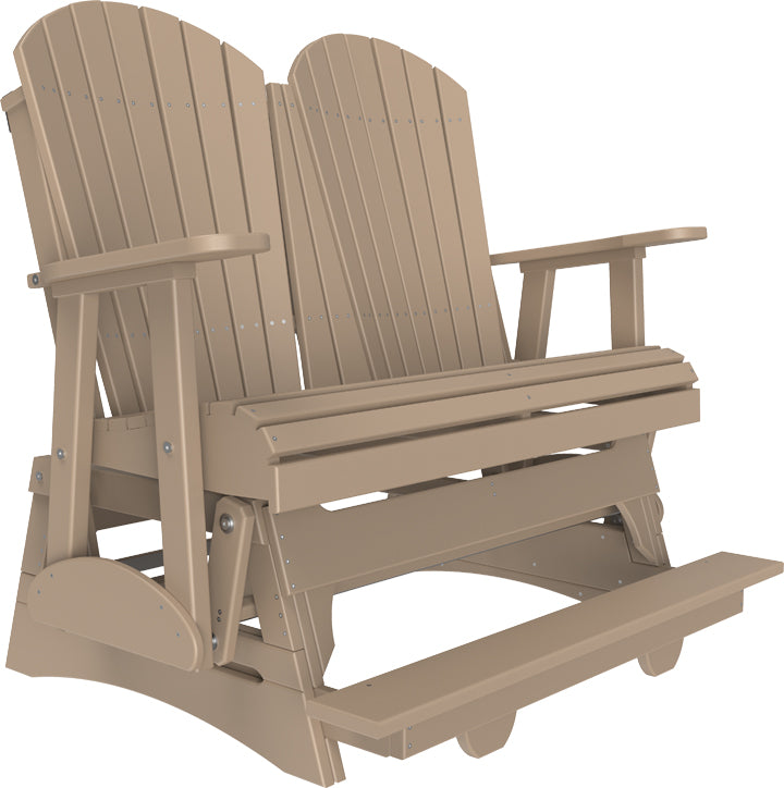 LuxCraft – 4′ Adirondack Balcony Glider – Elevated Outdoor Glider for Two