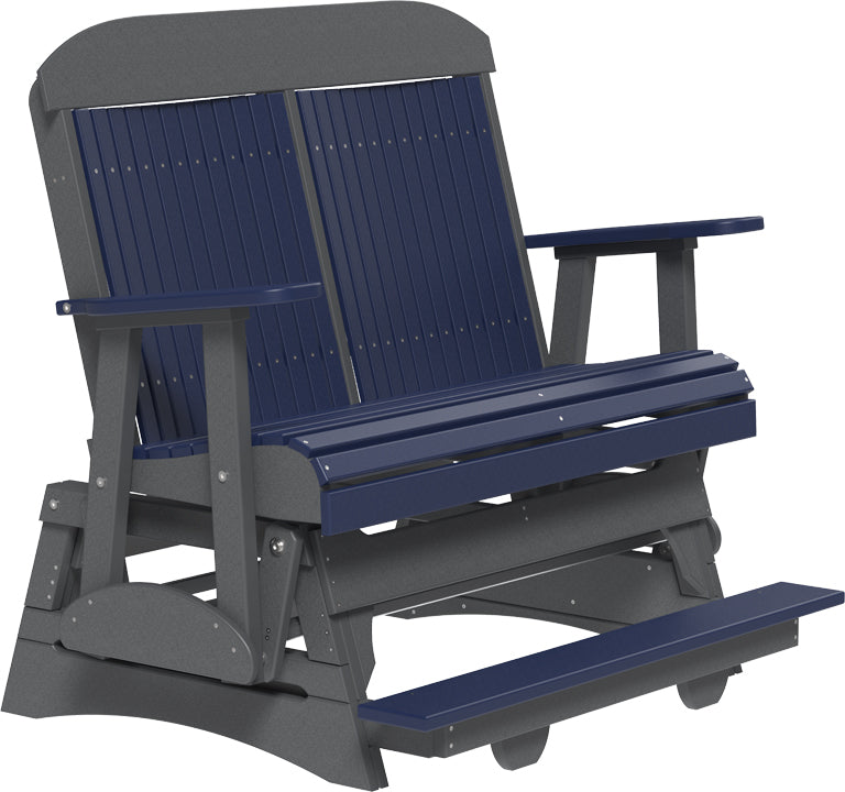 LuxCraft – 4′ Classic Balcony Glider – Elevated Outdoor Glider for Two