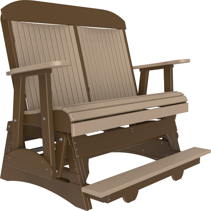 LuxCraft – 4′ Classic Balcony Glider – Elevated Outdoor Glider for Two