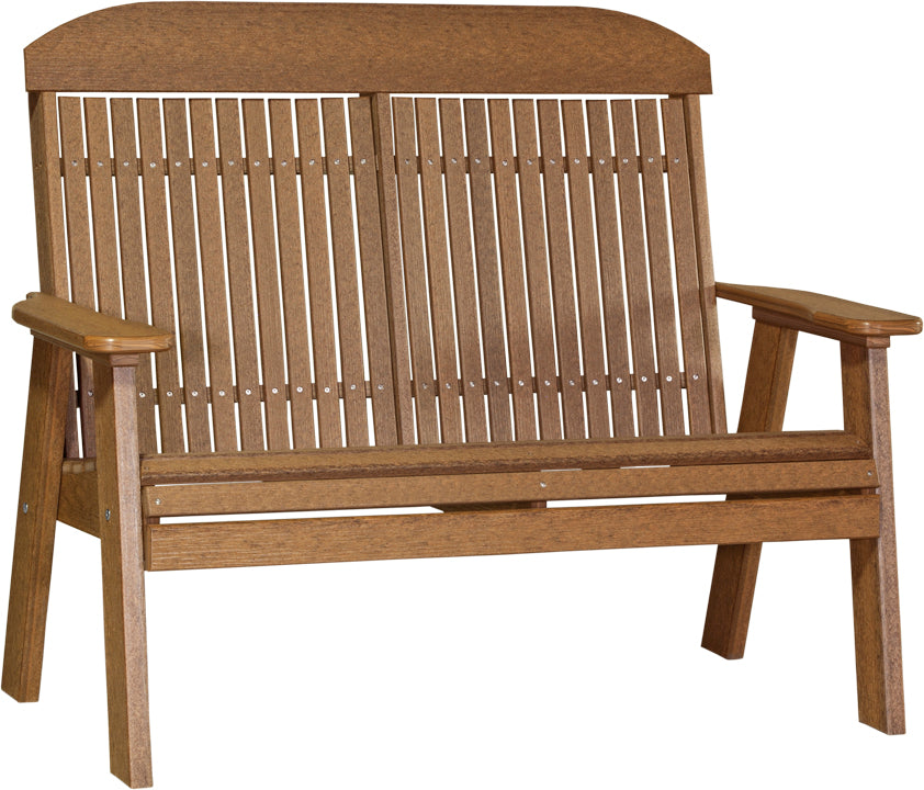 LuxCraft – 4′ Classic Bench – Timeless Outdoor Garden Bench for Patio & Porch