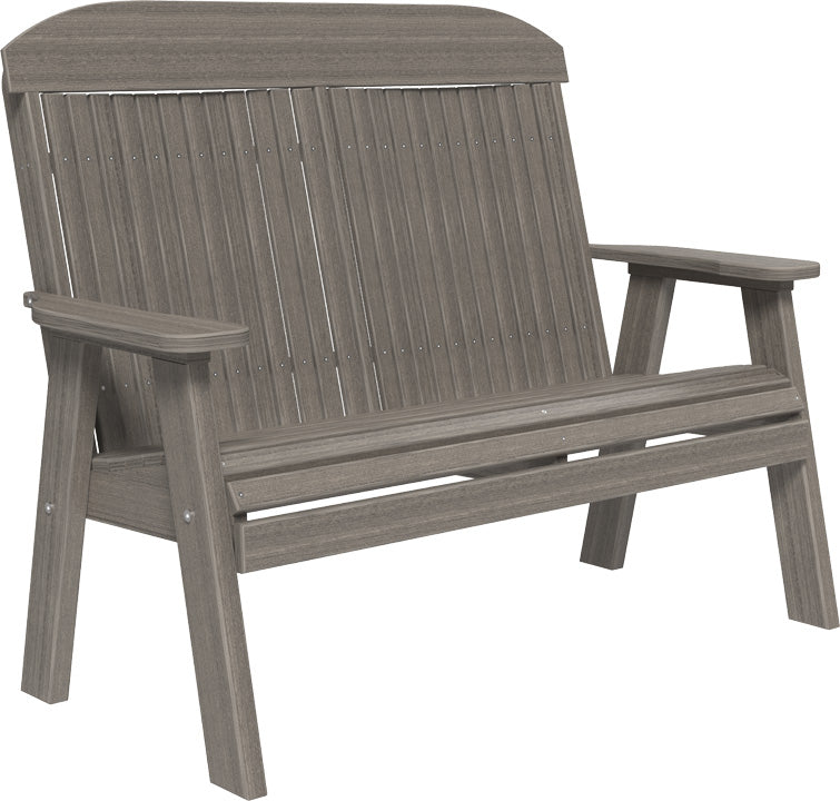 LuxCraft – 4′ Classic Bench – Timeless Outdoor Garden Bench for Patio & Porch