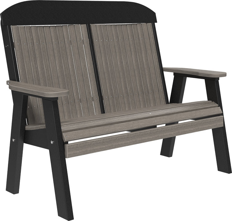 LuxCraft – 4′ Classic Bench – Timeless Outdoor Garden Bench for Patio & Porch