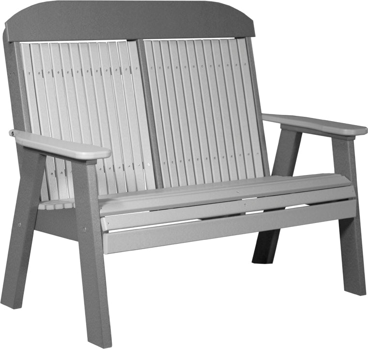 LuxCraft – 4′ Classic Bench – Timeless Outdoor Garden Bench for Patio & Porch