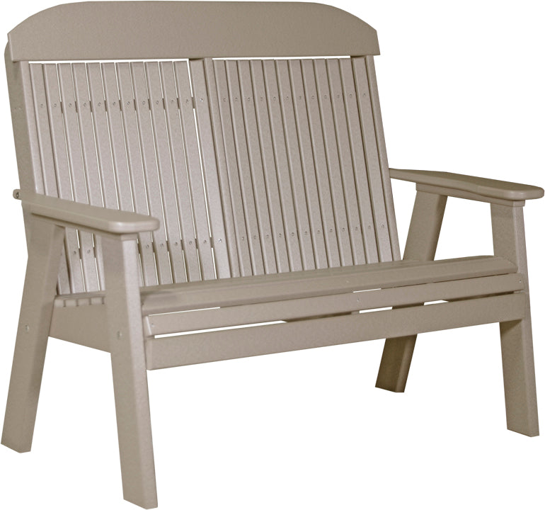 LuxCraft – 4′ Classic Bench – Timeless Outdoor Garden Bench for Patio & Porch