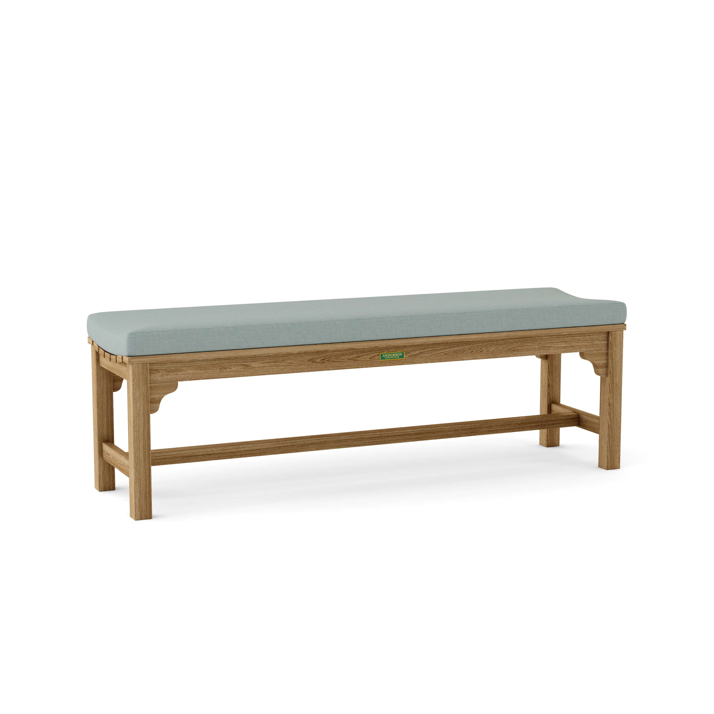 Anderson Teak – Hampton 63″ Backless Bench – Comfortable Teak Patio Seating