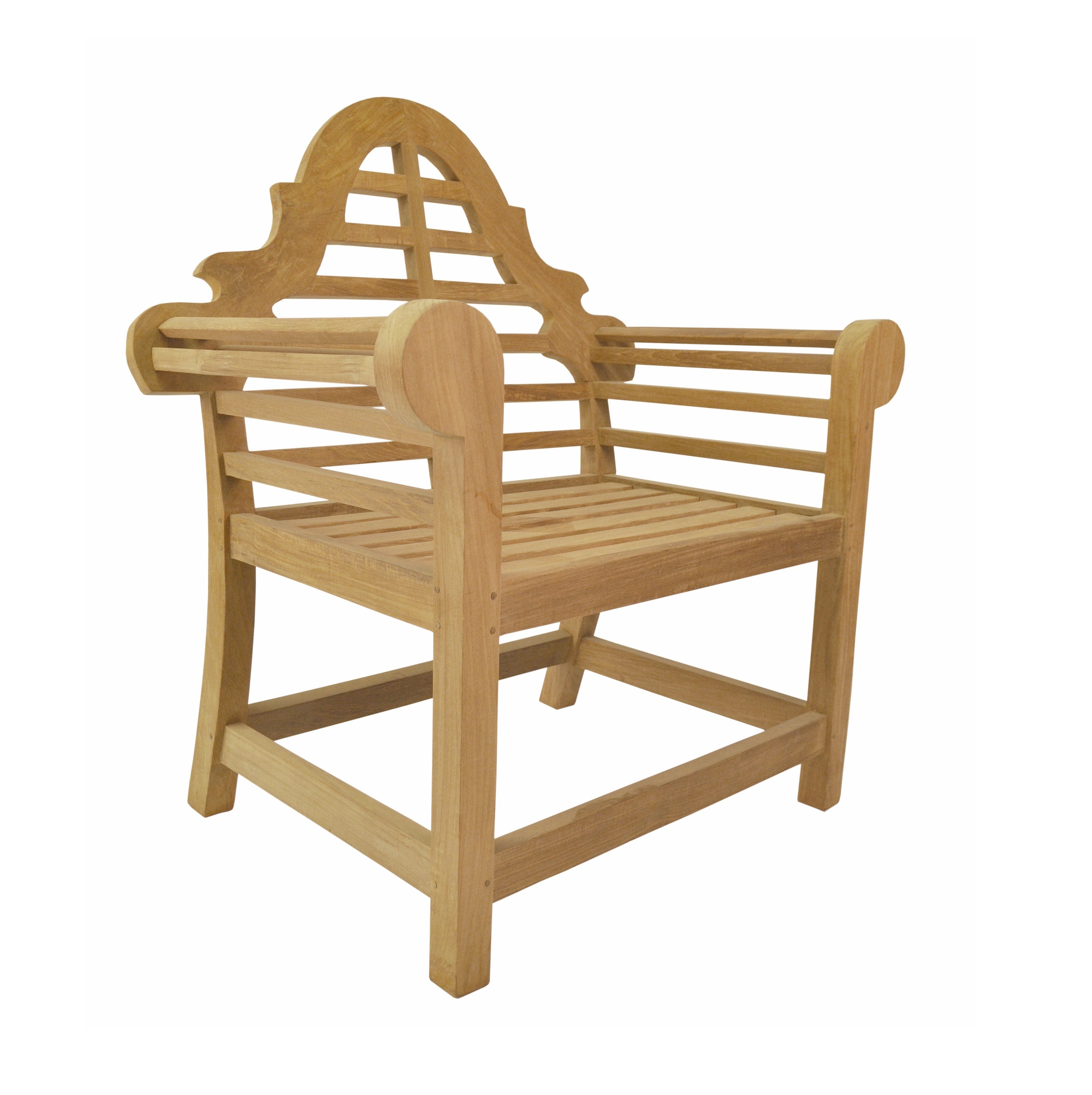 Anderson Teak Marlborough Dining Armchair – Classic Teak Outdoor Seating