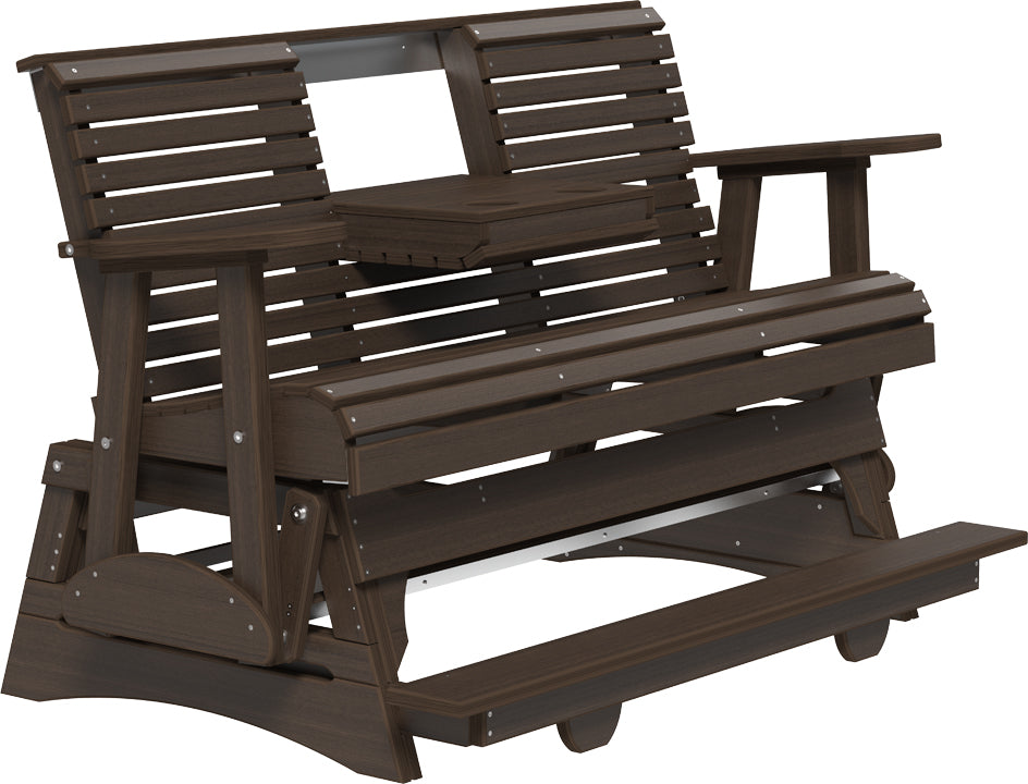 LuxCraft – 5′ Plain Balcony Glider – Elevated Outdoor Glider