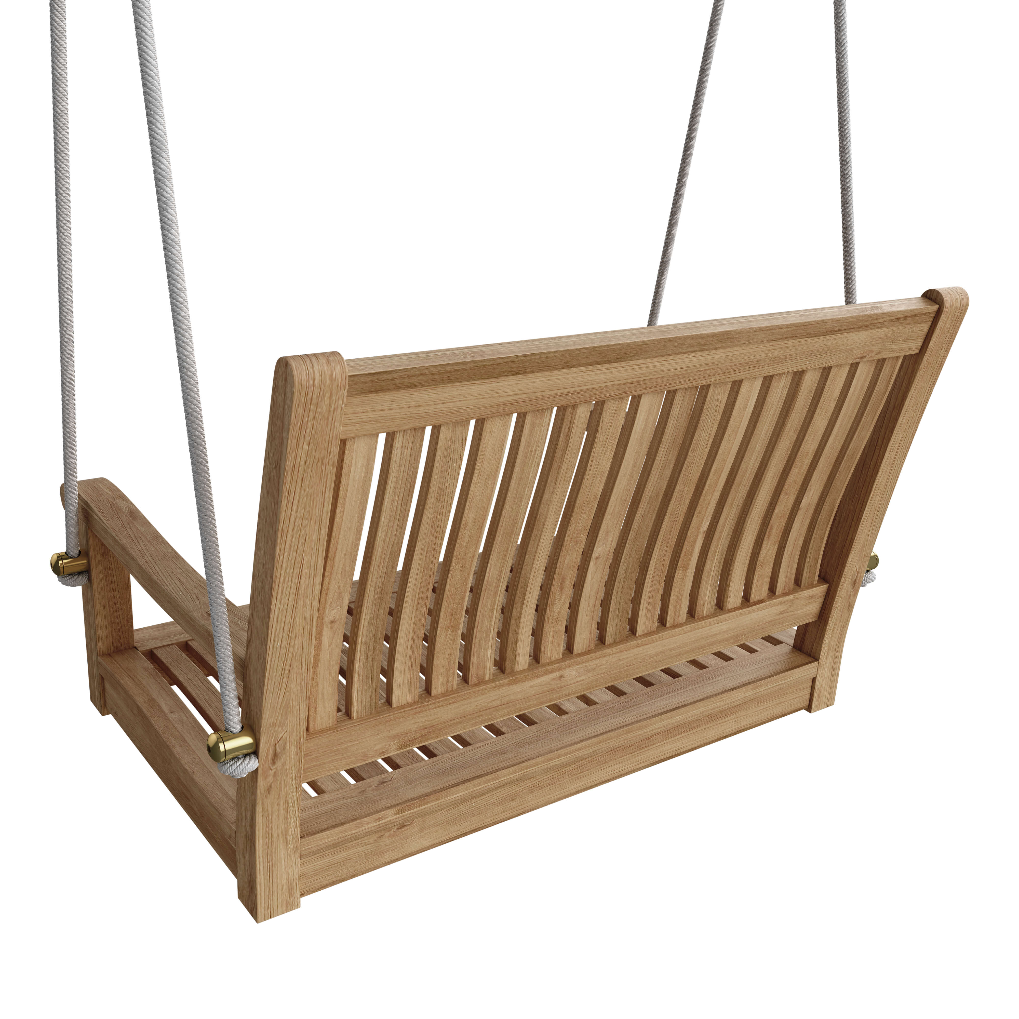 Anderson Teak Del-Amo 36″ Rectangular Teak Outdoor Swing Bench