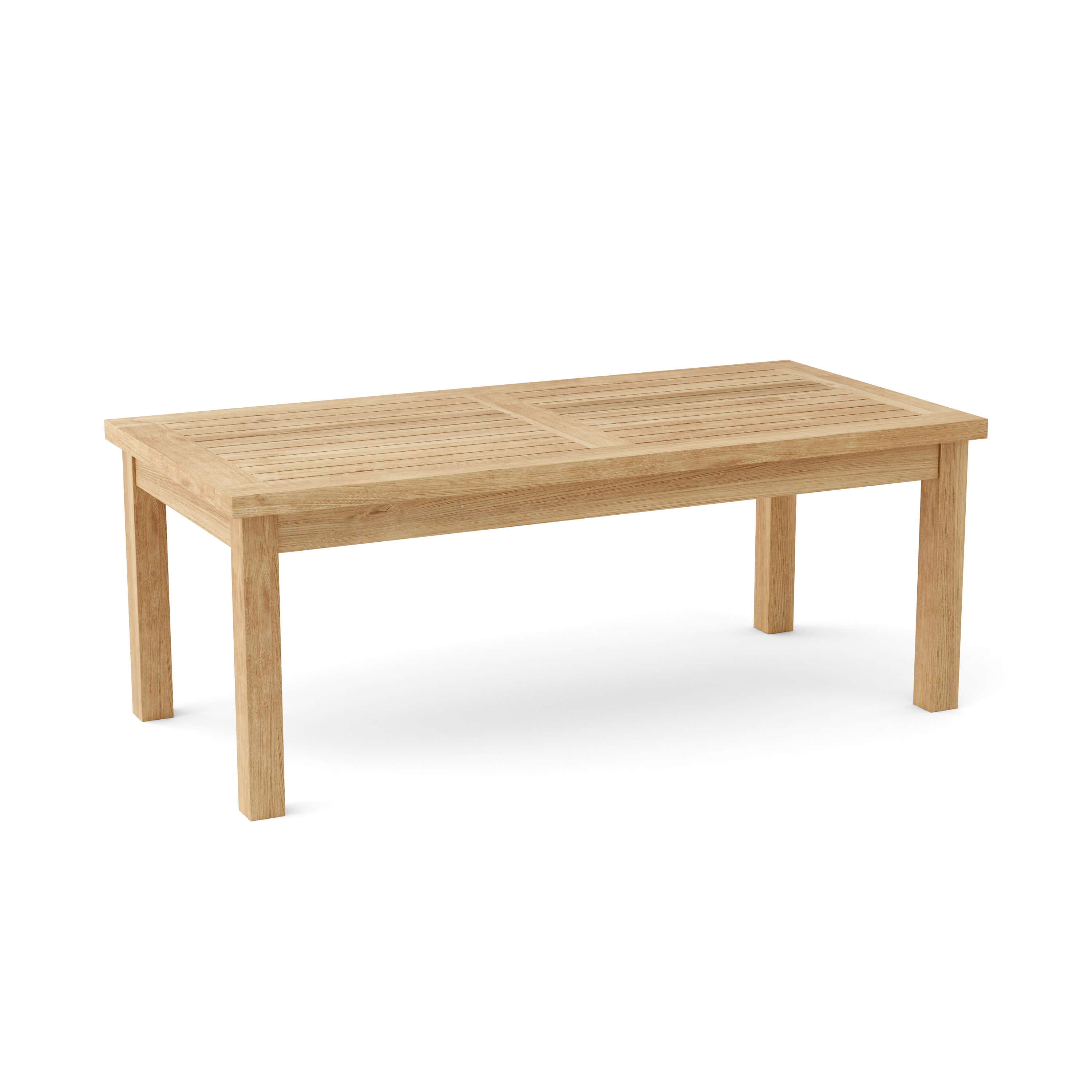 Anderson Teak Montage Rectangular Coffee Table – Solid Teak Outdoor Patio Table