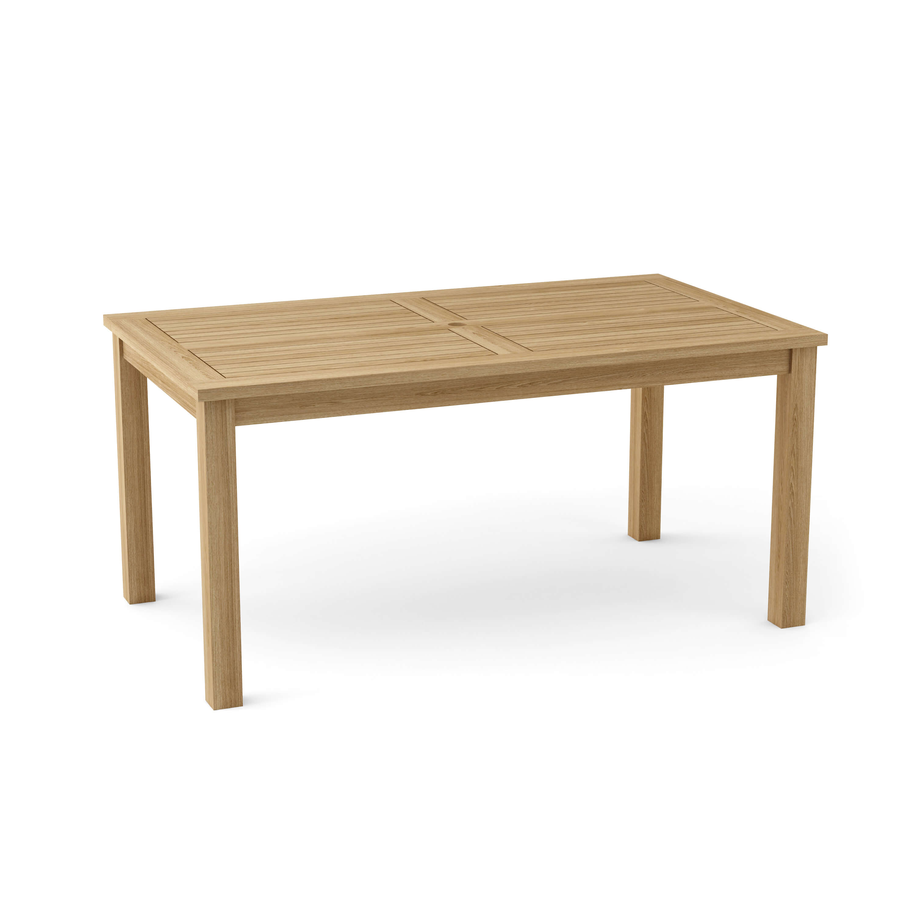 Anderson Teak Montage Rectangular Dining Table – Solid Teak Outdoor Patio Table