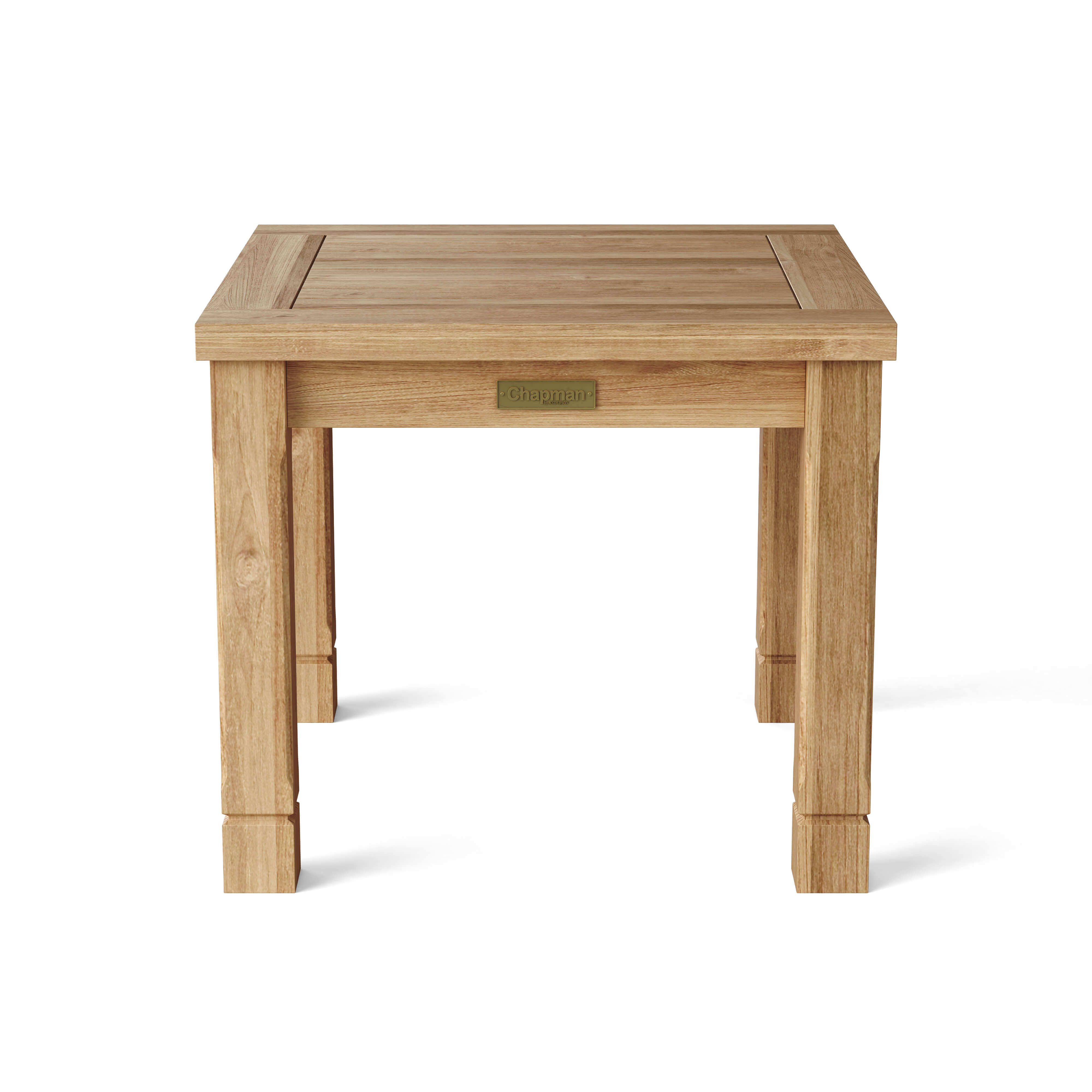 Anderson Teak SouthBay 22″ Square Side Table – Solid Teak Outdoor End Table
