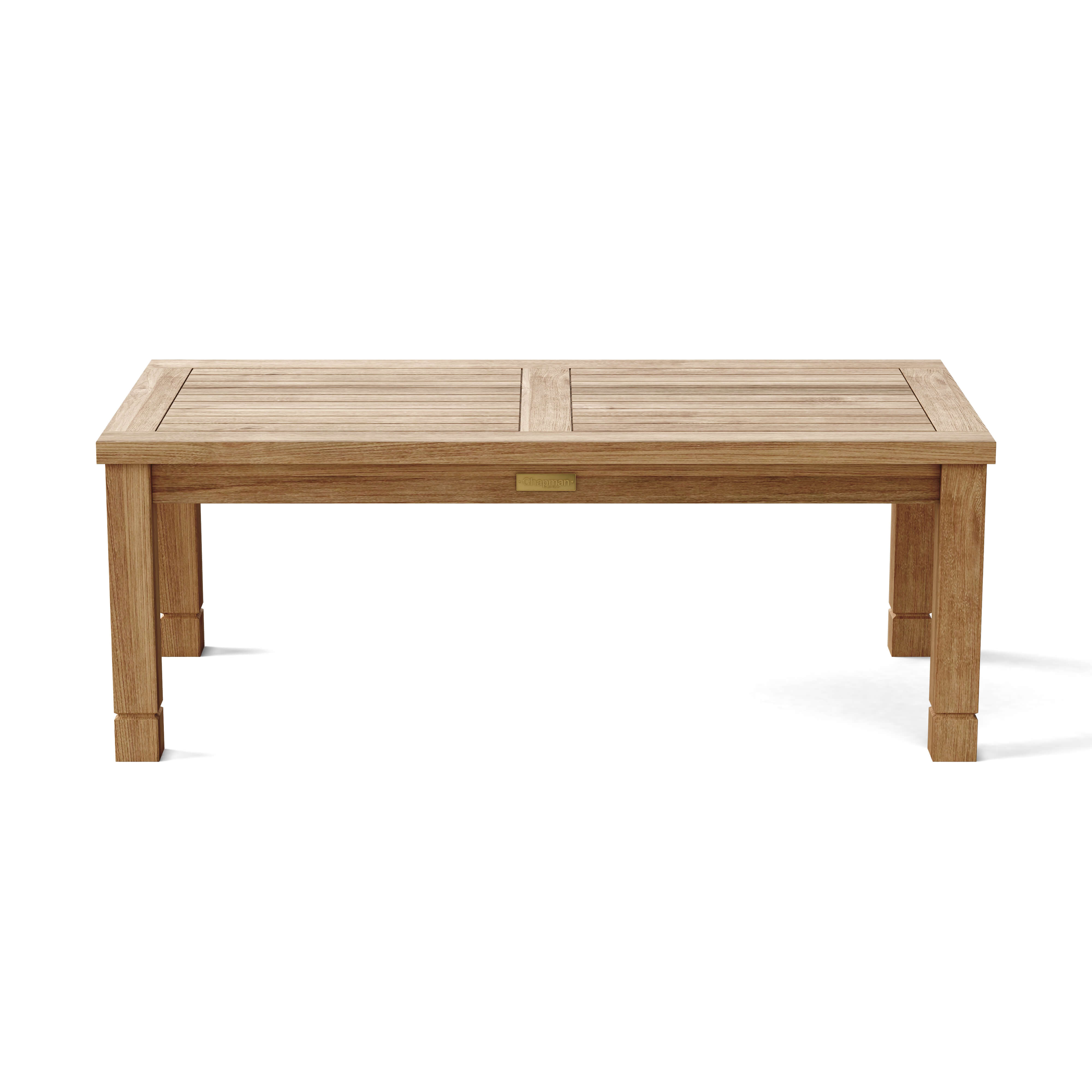 Anderson Teak SouthBay Rectangular Coffee Table – Solid Teak Outdoor Patio Table