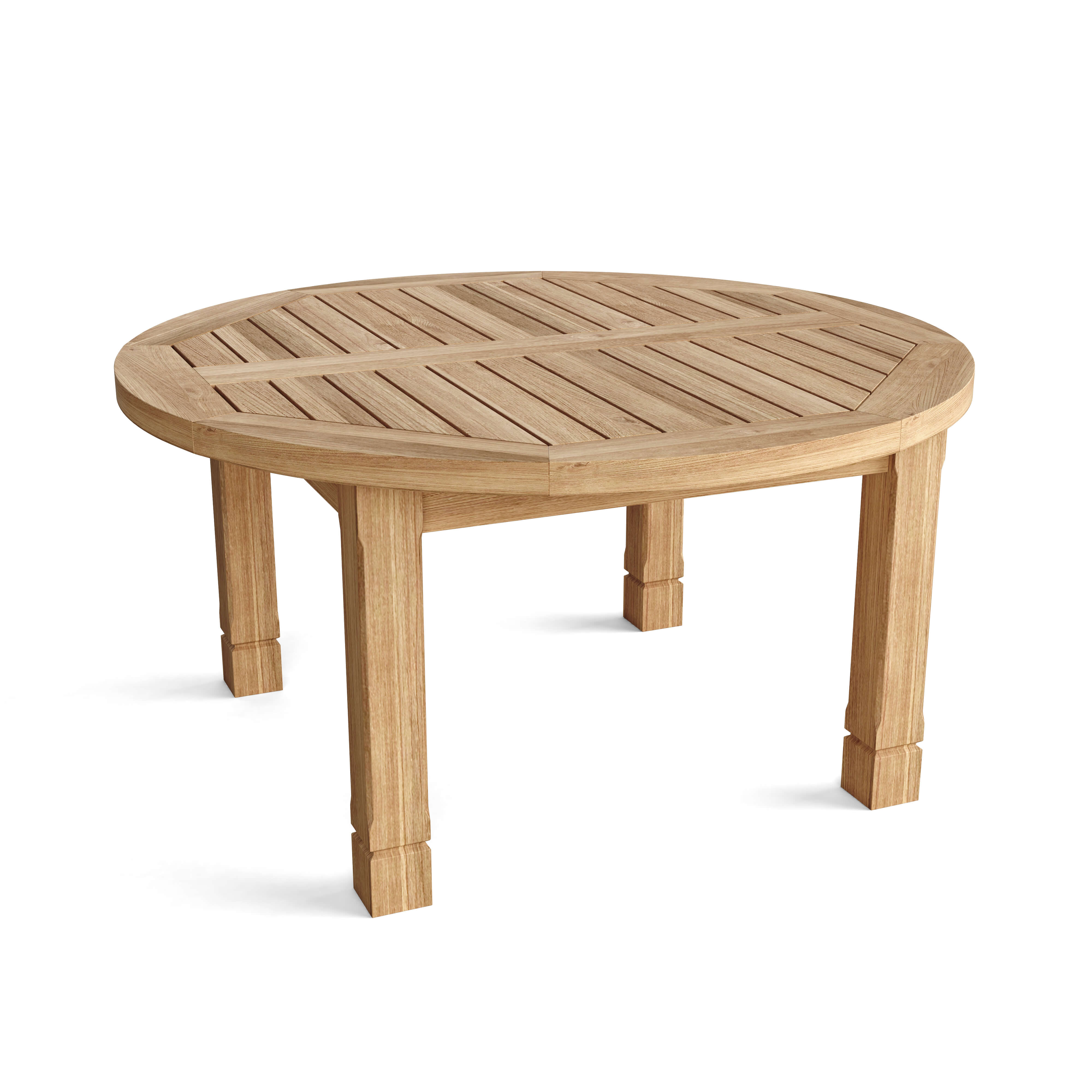 Anderson Teak SouthBay 35″ Round Coffee Table – Solid Teak Outdoor Patio Table