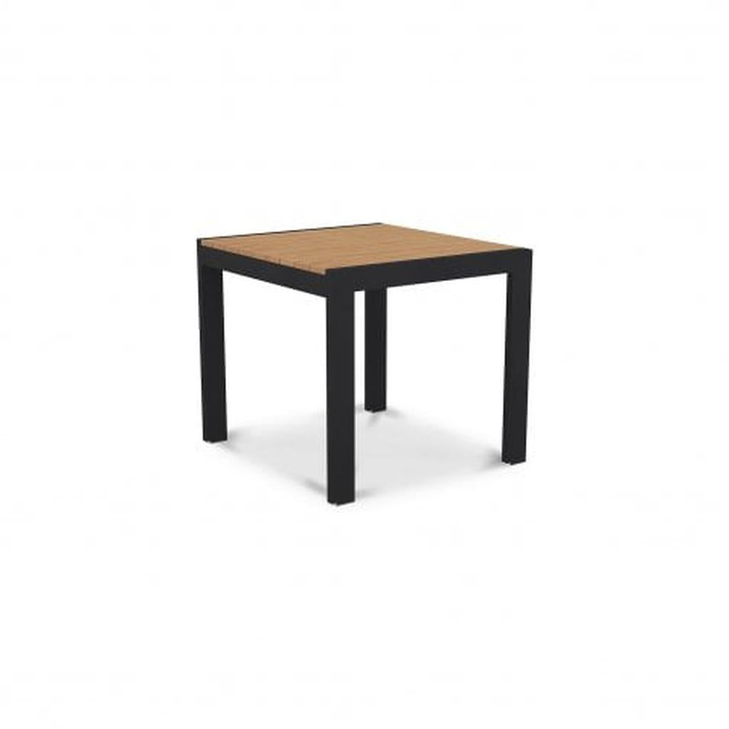 Enzo Dining Table 80 Teak Top~~