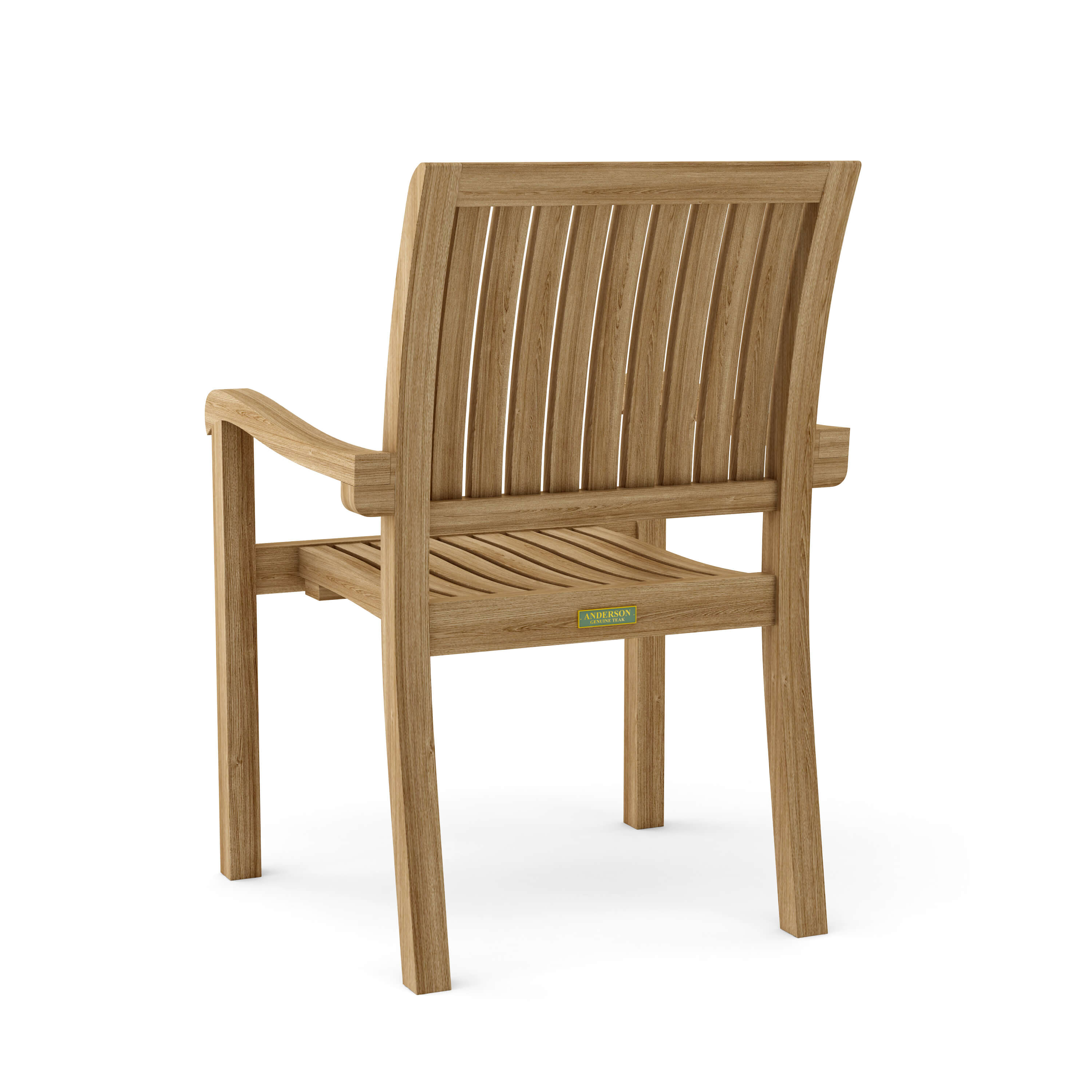 Anderson Teak Aspen Stacking Armchair(4-PCS) – Solid Teak Outdoor Seating