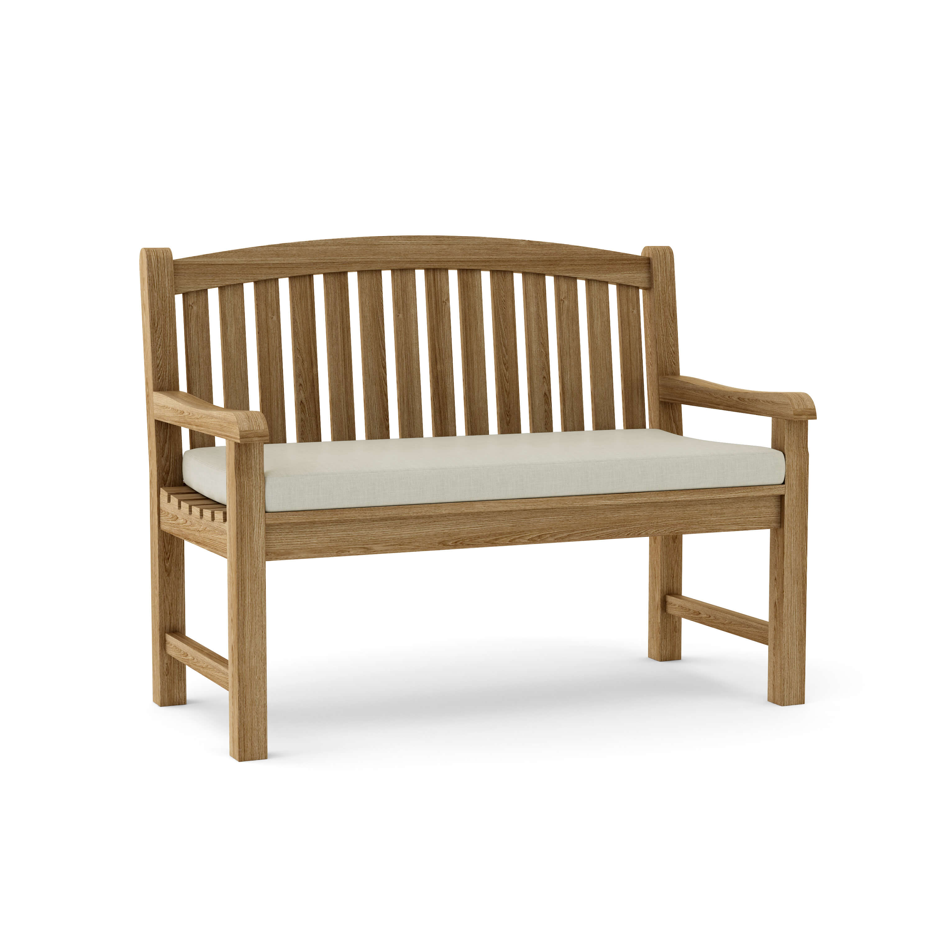 Anderson Teak Chelsea 2-Seater Bench – Solid Teak Outdoor Garden Bench