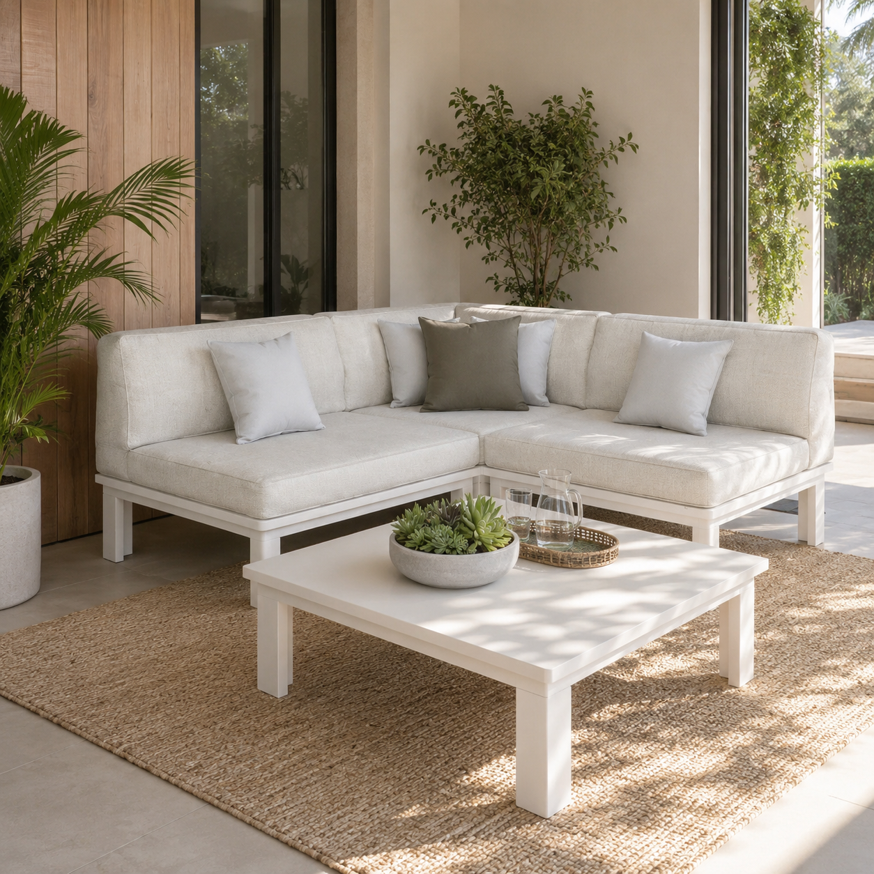 Mainstay 4-Piece Sectional Set by Ledge Lounger