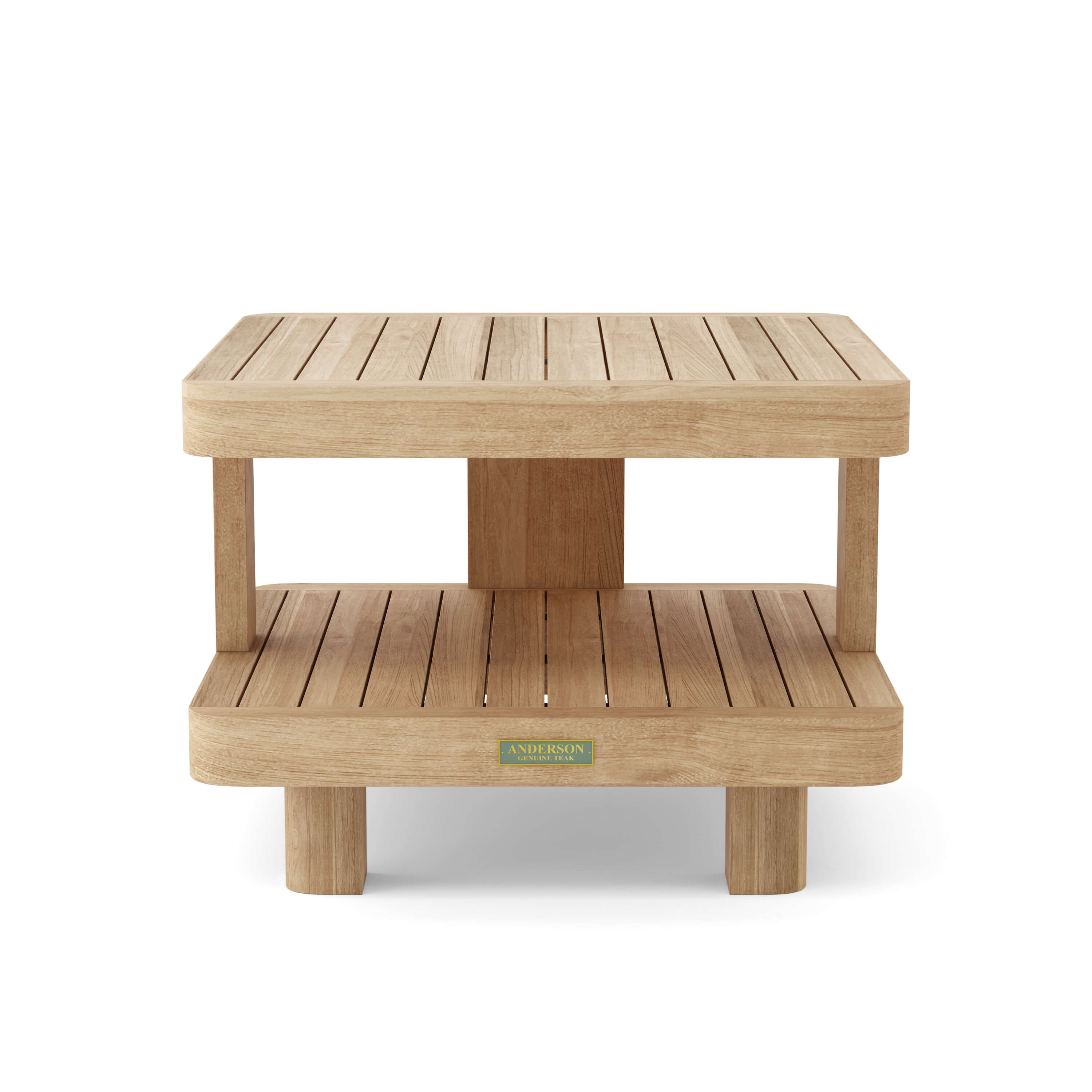 Anderson Teak Granada Side Table – Solid Teak Outdoor End Table