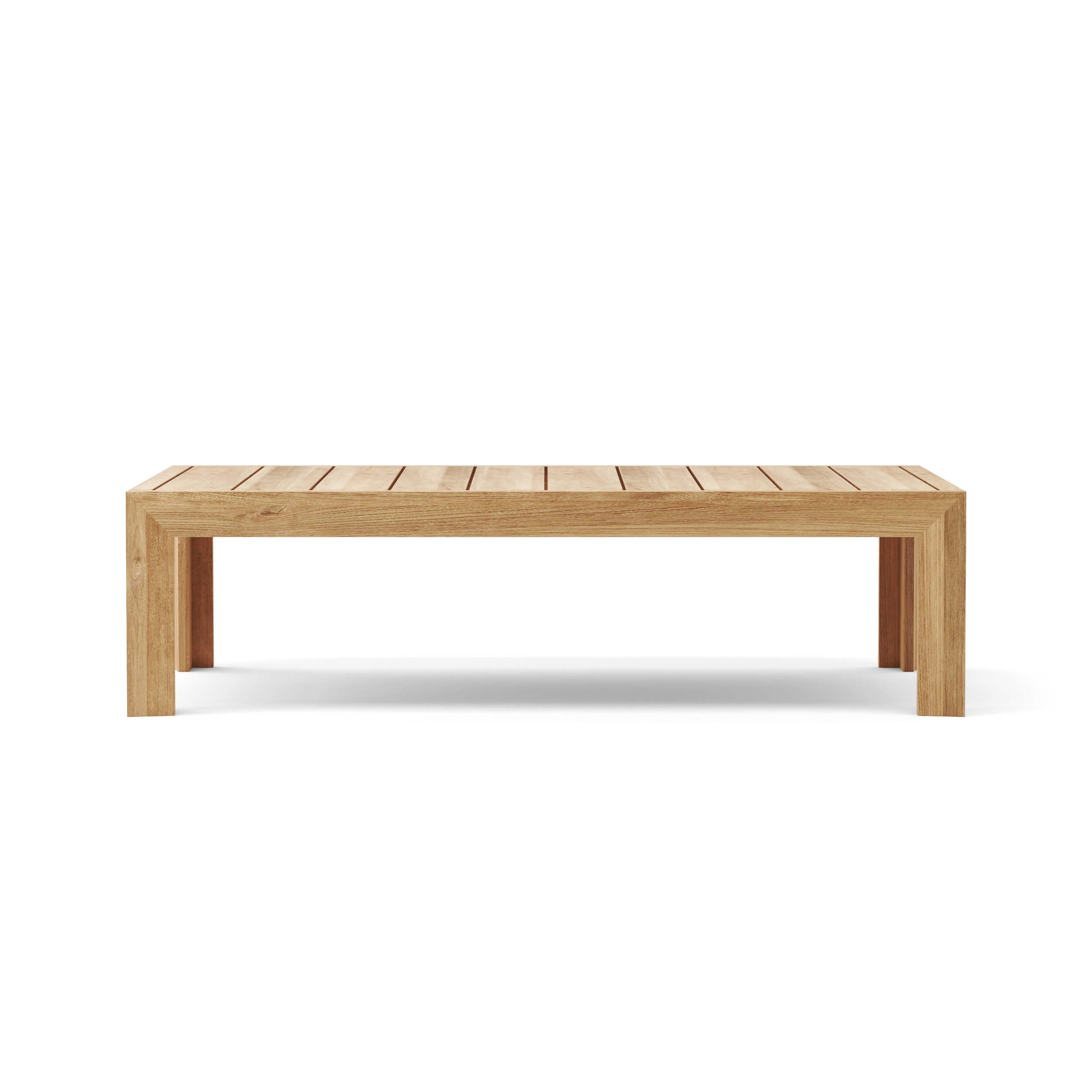 Anderson Teak Smyrna Coffee Table – Solid Teak Outdoor Patio Table