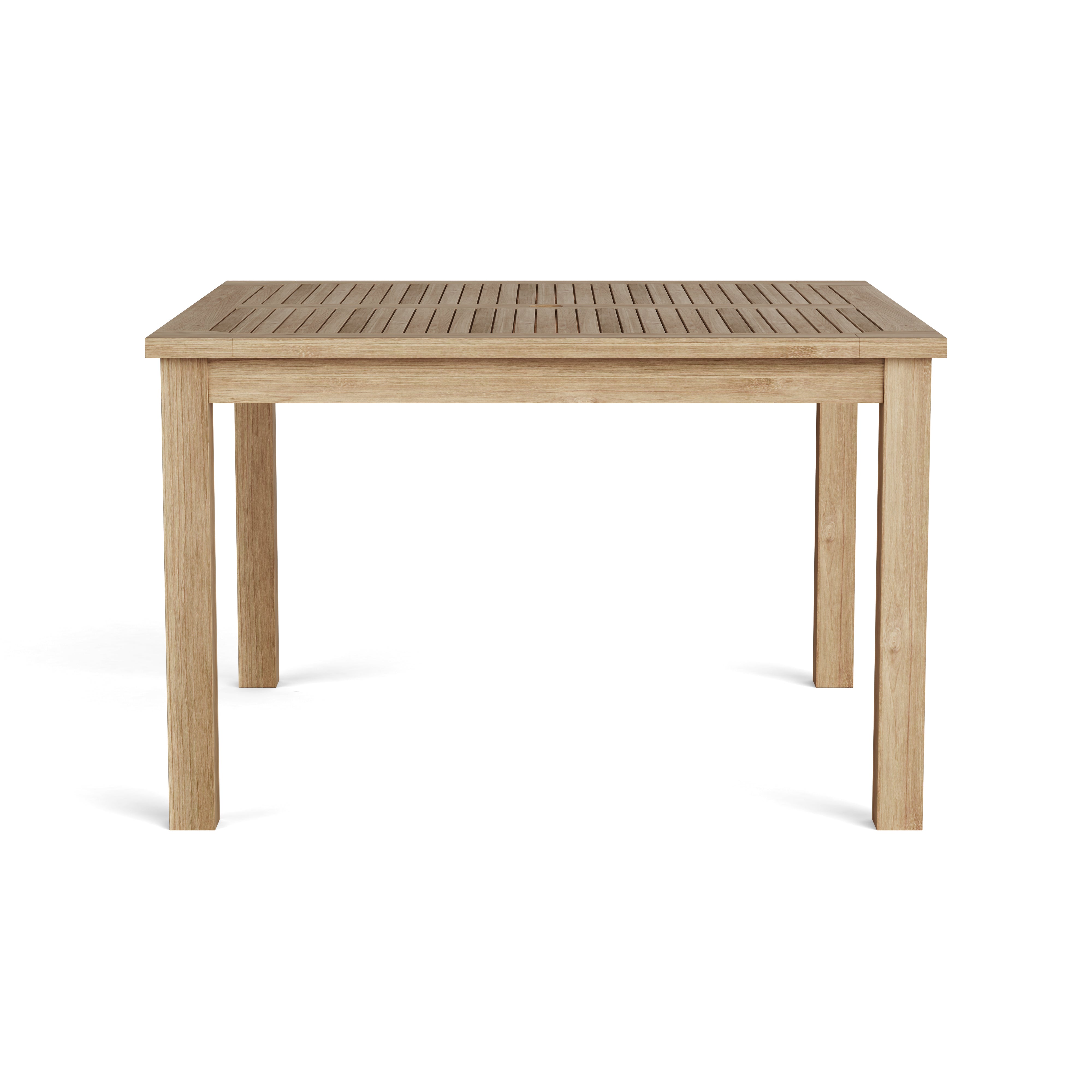 Anderson Teak Windsor 47″ Square Dining Table – Solid Teak Outdoor Patio Table