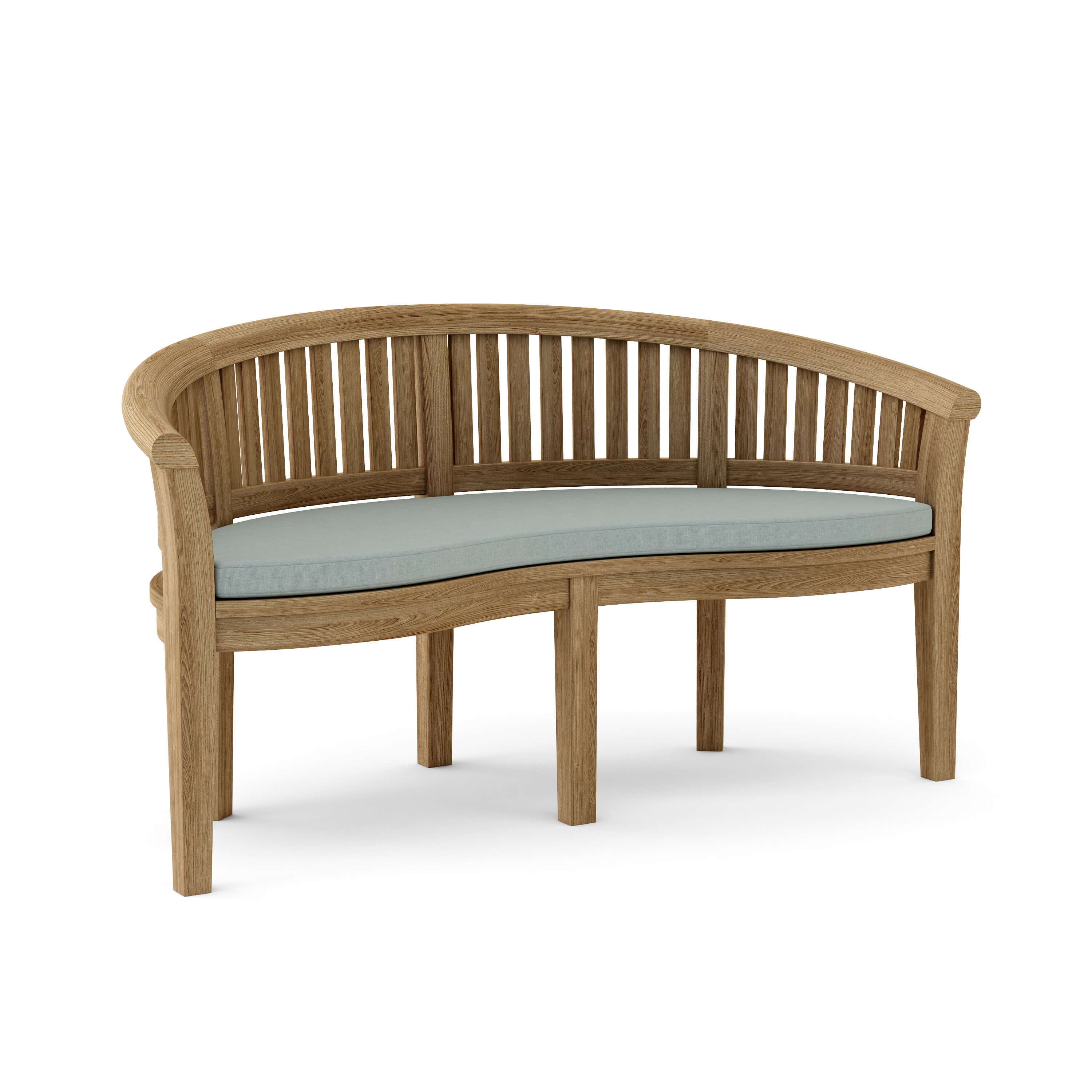 Anderson Teak – Curve 3-Seater Bench – Extra Thick Grade-A Teak Outdoor Seating