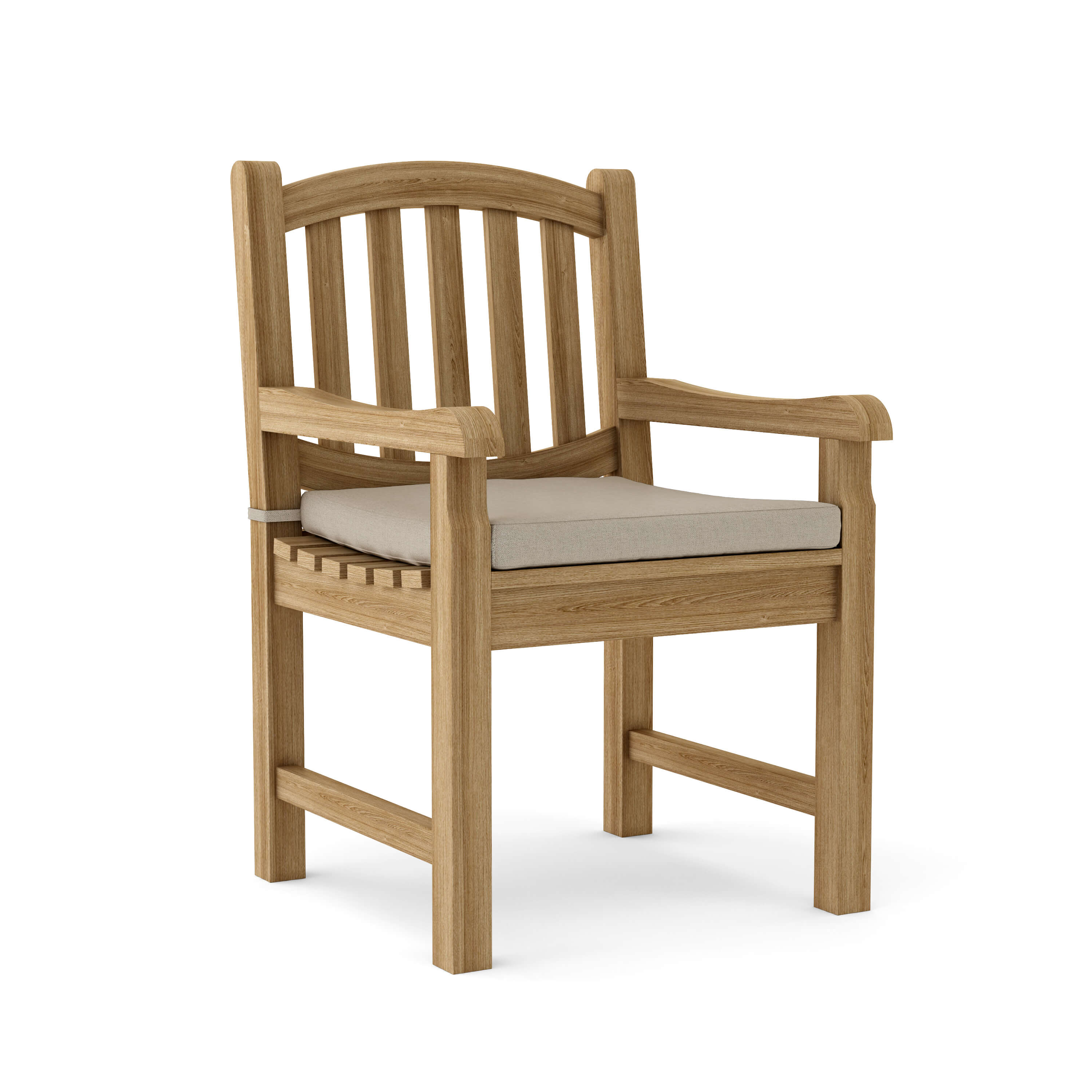 Anderson Teak Kingston Dining Armchair – Solid Teak Outdoor Dining Seating