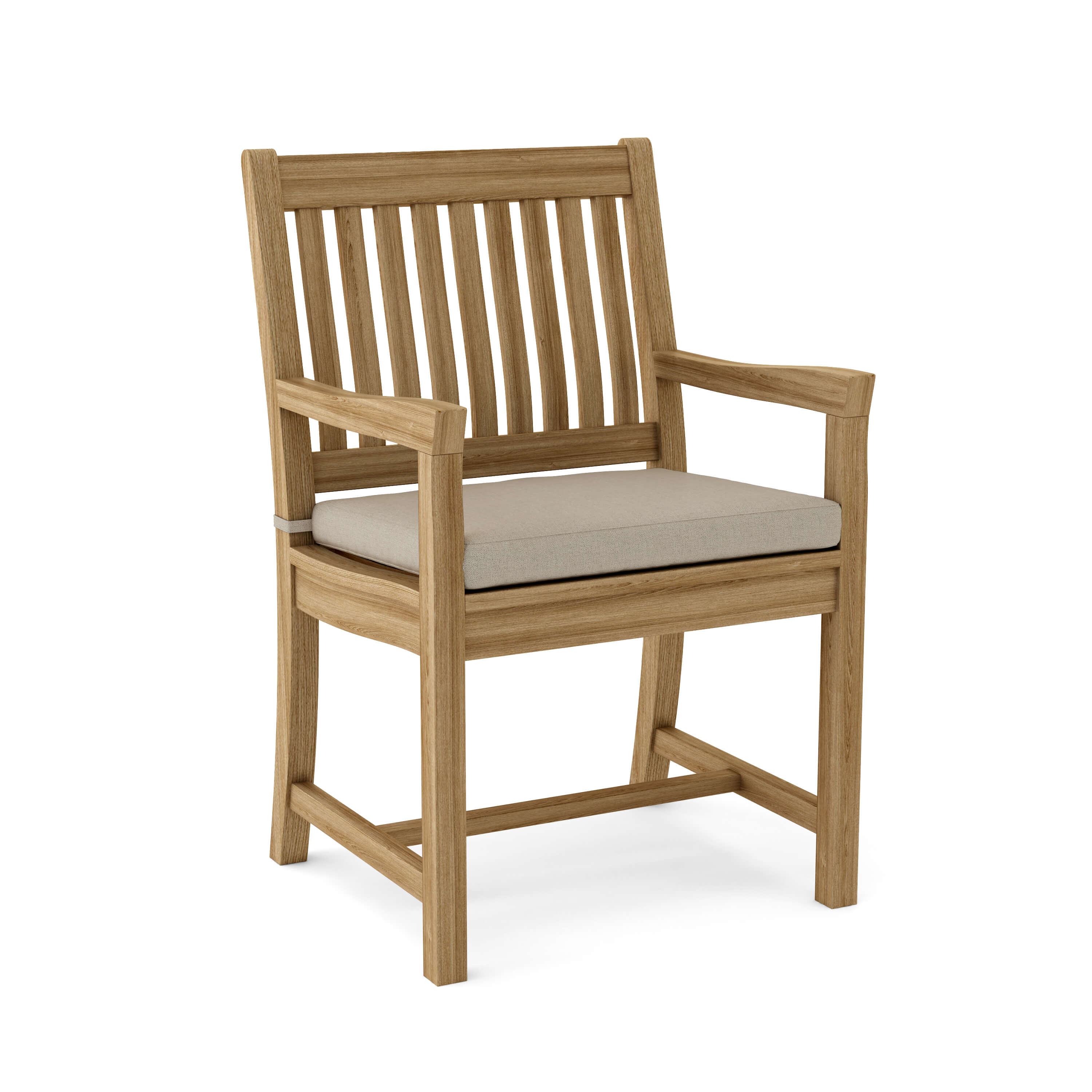 Anderson Teak Rialto Dining Armchair – Solid Teak Outdoor Dining Seating