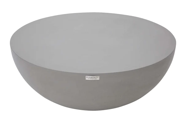Elementi Home Chronos 34″ Round Concrete Coffee Table