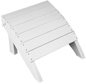 Seaside Adirondack Foot Stool – Outdoor Patio Footrest