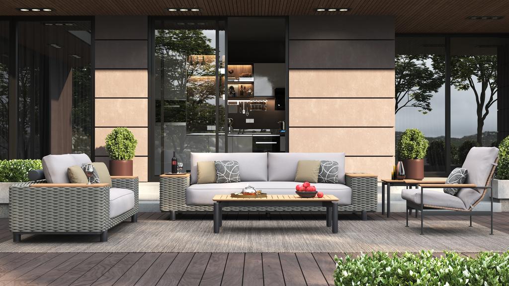 Ara Alu Recta Coffee Table - Ambiance Image~~