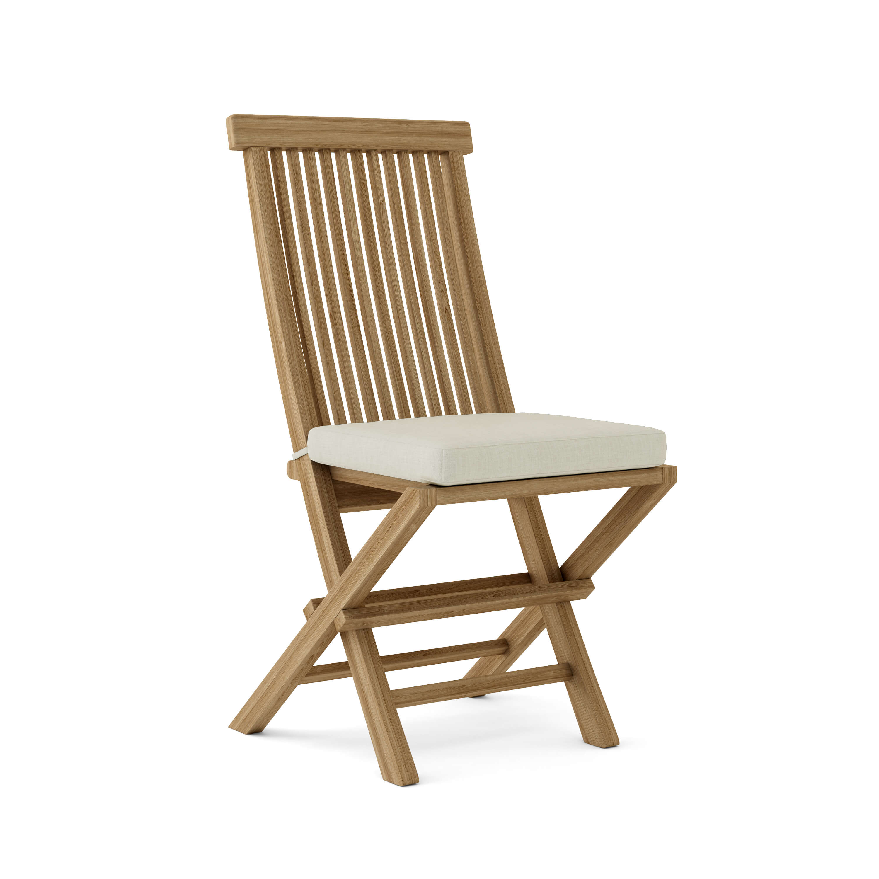 Anderson Teak Classic Folding Chair (2-PC) – Solid Teak Outdoor Seating