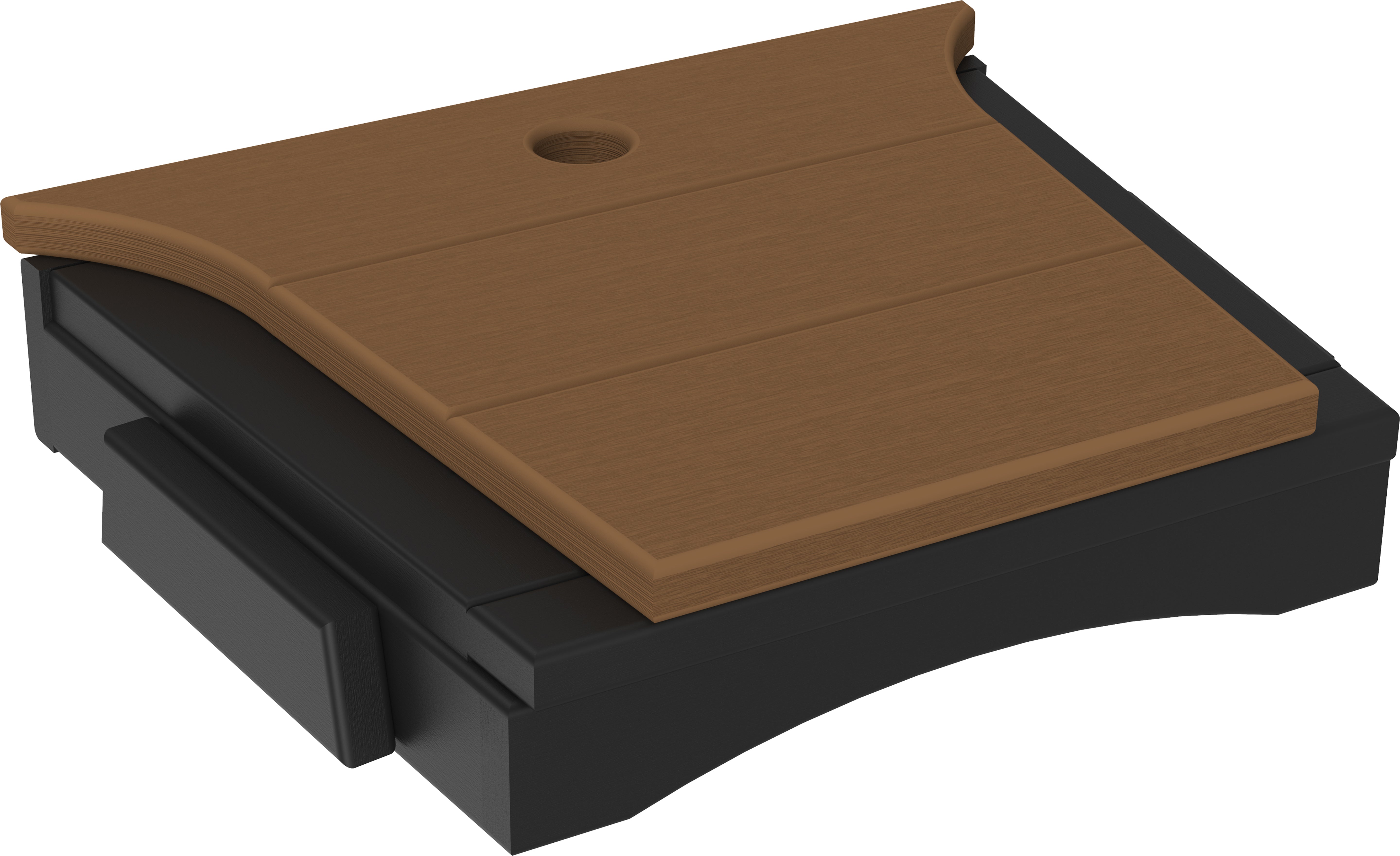 LuxCraft – Balcony Tete-A-Tete Table – Compact Outdoor Companion Table