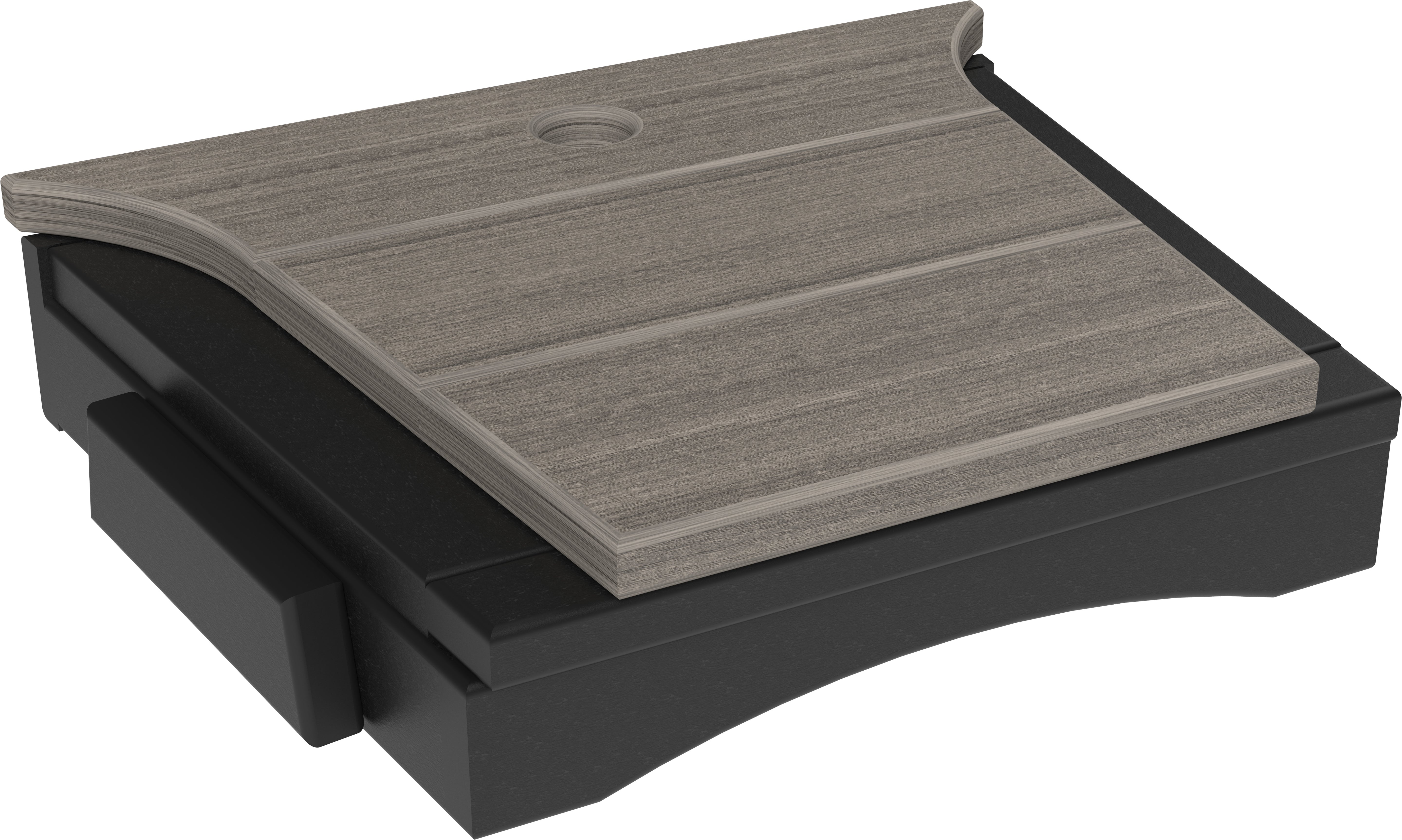 LuxCraft – Balcony Tete-A-Tete Table – Compact Outdoor Companion Table
