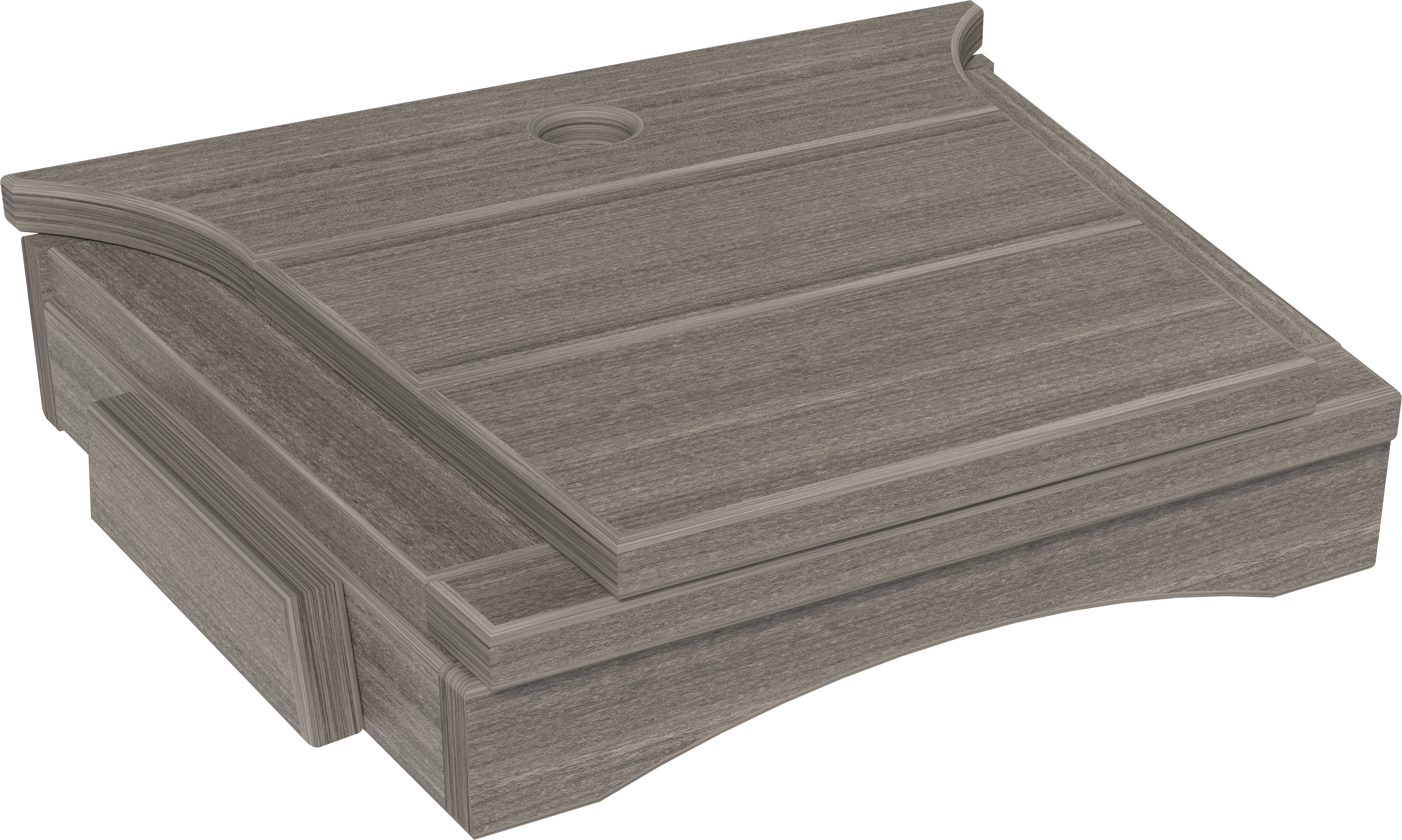 LuxCraft – Balcony Tete-A-Tete Table – Compact Outdoor Companion Table