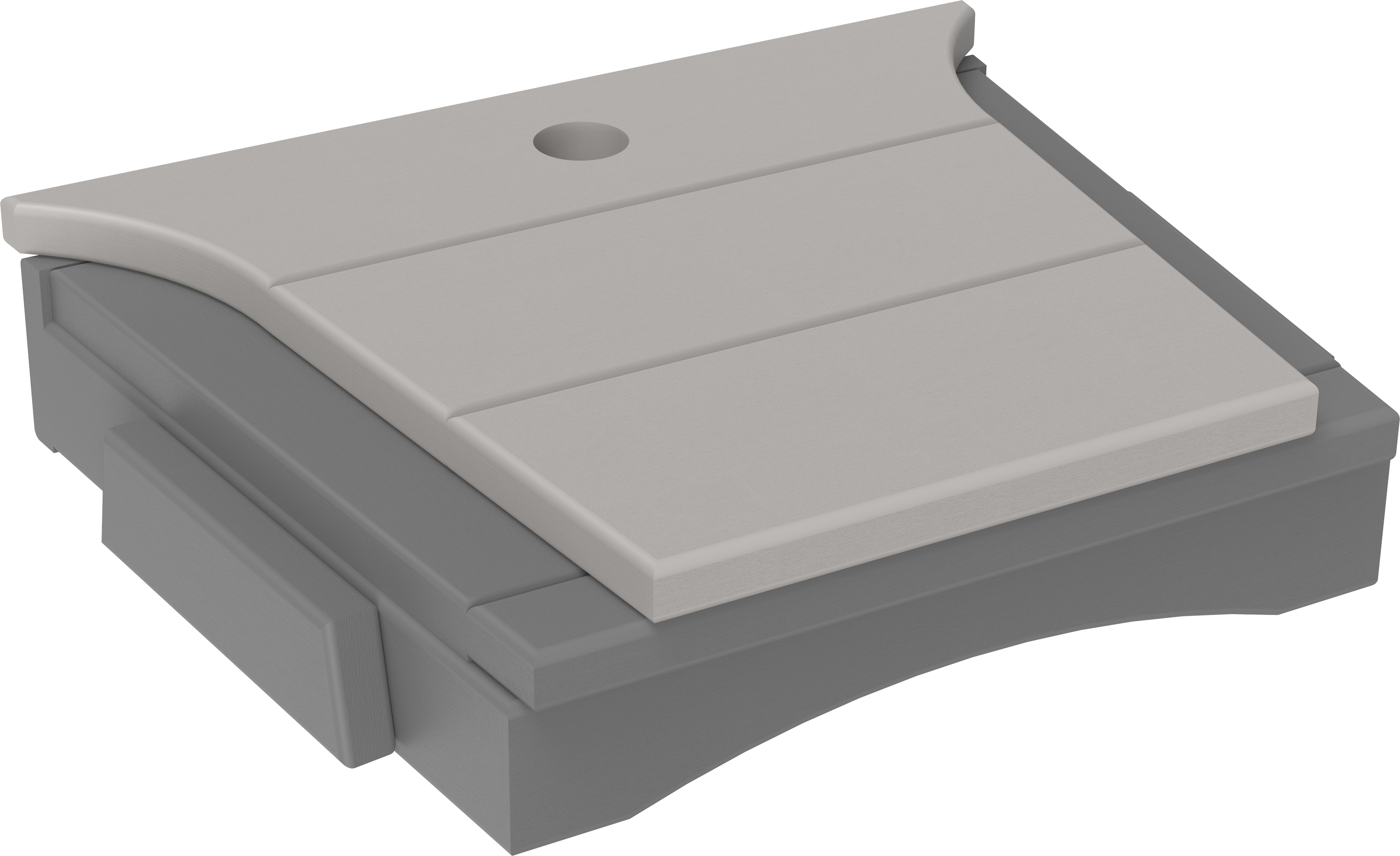 LuxCraft – Balcony Tete-A-Tete Table – Compact Outdoor Companion Table