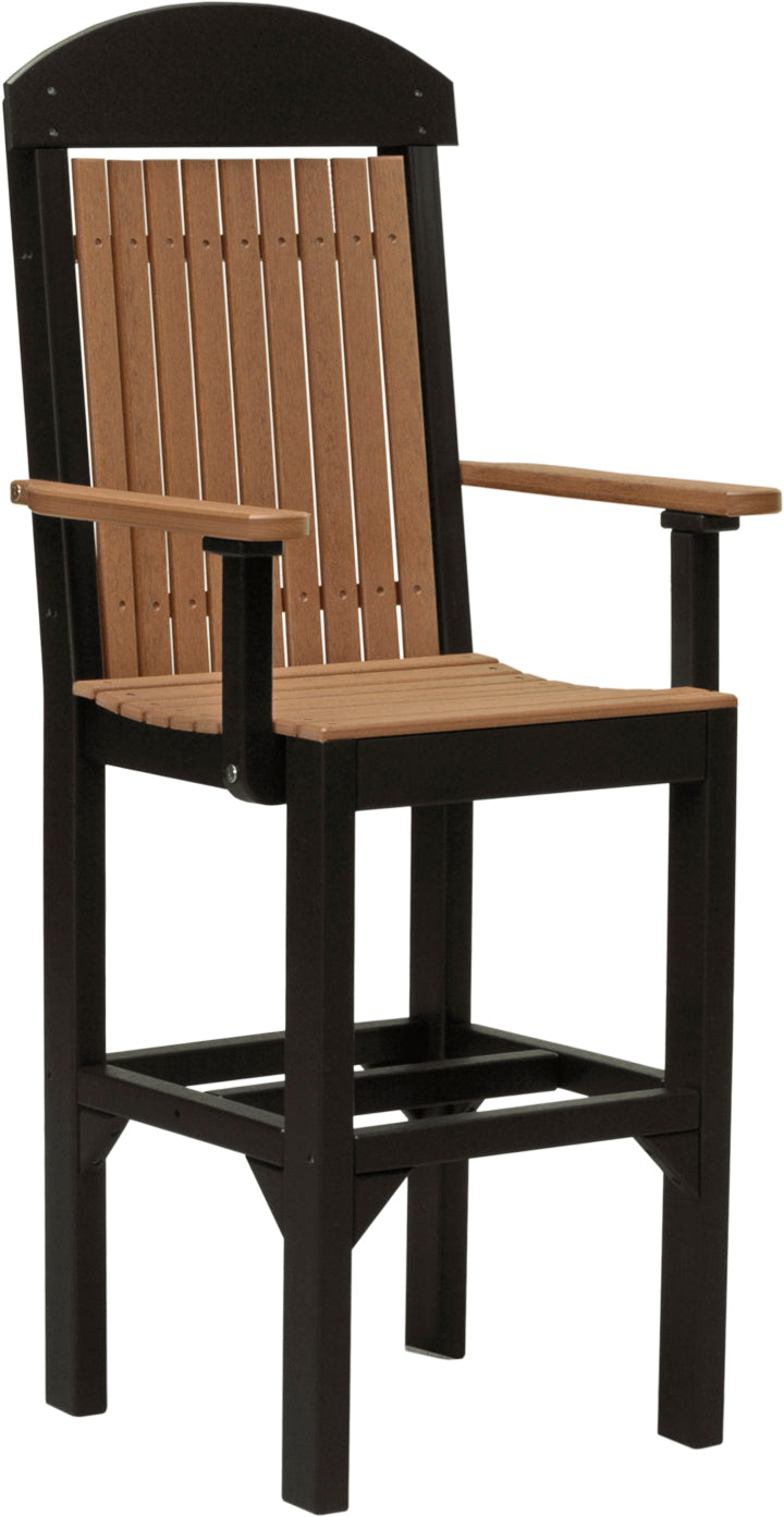LuxCraft – Classic Arm Chair – Outdoor Dining Chair with Comfortable Armrests