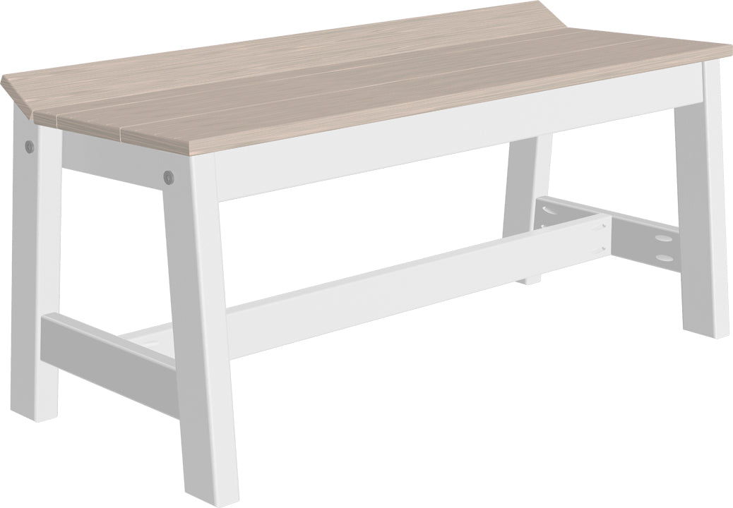 LuxCraft – Café Dining Bench 41″ – Outdoor Patio Bench for Dining Tables