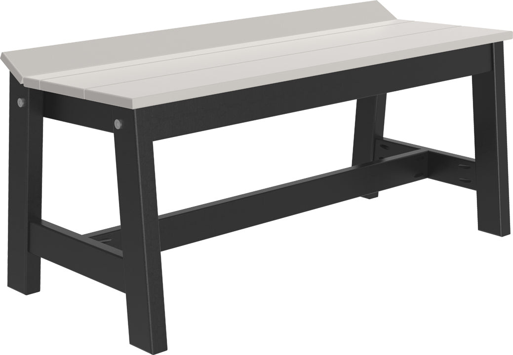 LuxCraft – Café Dining Bench 41″ – Outdoor Patio Bench for Dining Tables