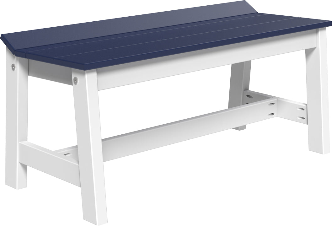 LuxCraft – Café Dining Bench 41″ – Outdoor Patio Bench for Dining Tables