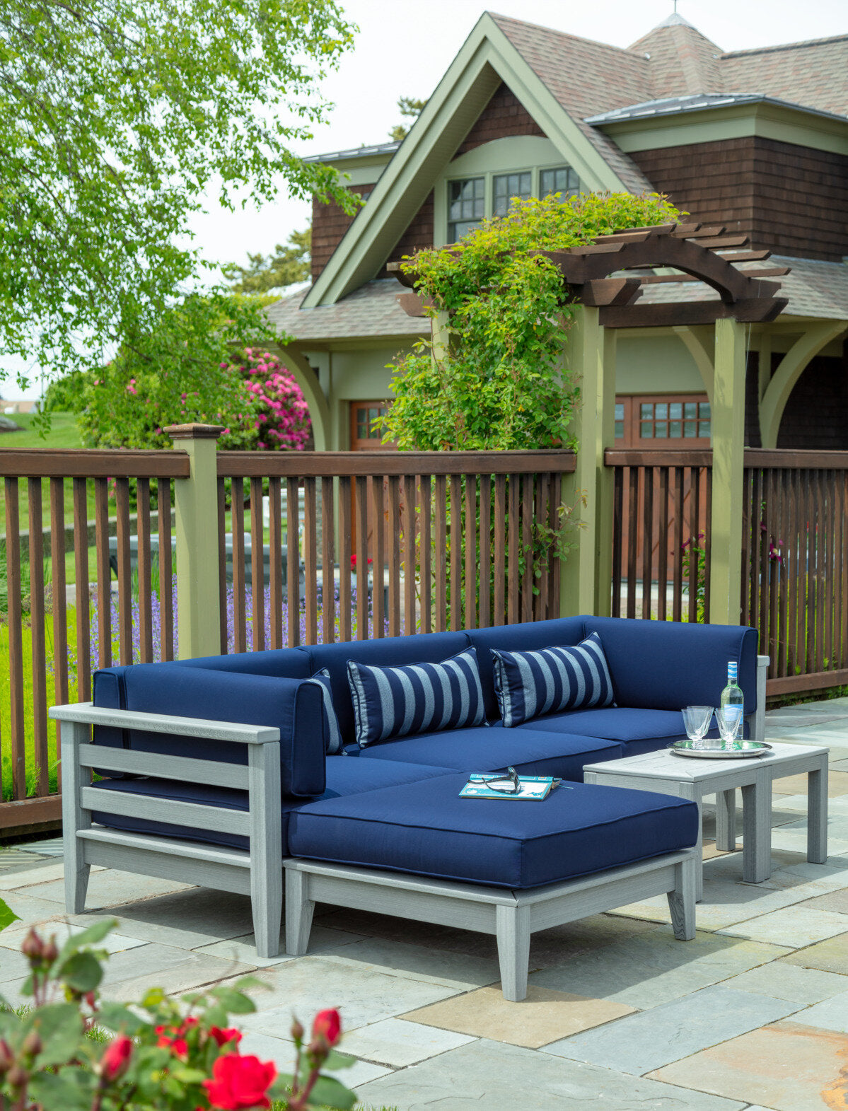 Seaside Cambridge Sectional Corner – Outdoor Patio Modular Seating