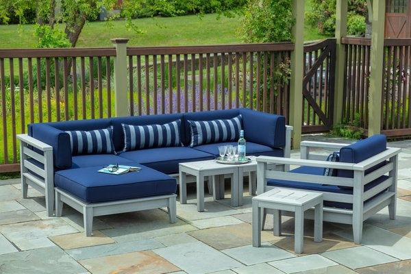 Seaside Cambridge Club Chair – Deep Cushion Outdoor Patio Seating