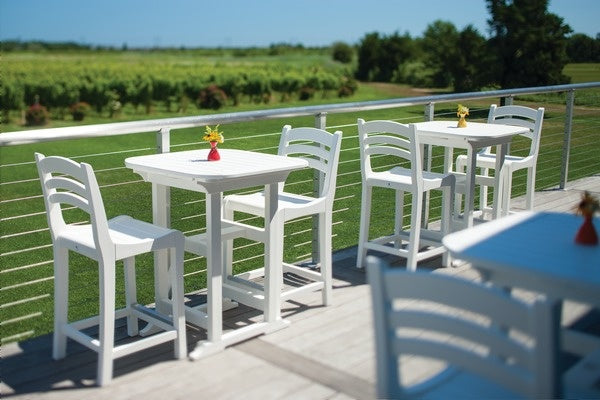 Seaside Charleston Balcony Chair – Elegant Outdoor Balcony Height Seating