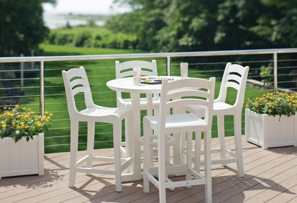 Seaside Charleston Balcony Chair – Elegant Outdoor Balcony Height Seating