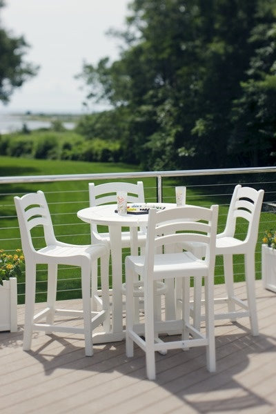 Seaside Charleston Balcony Chair – Elegant Outdoor Balcony Height Seating